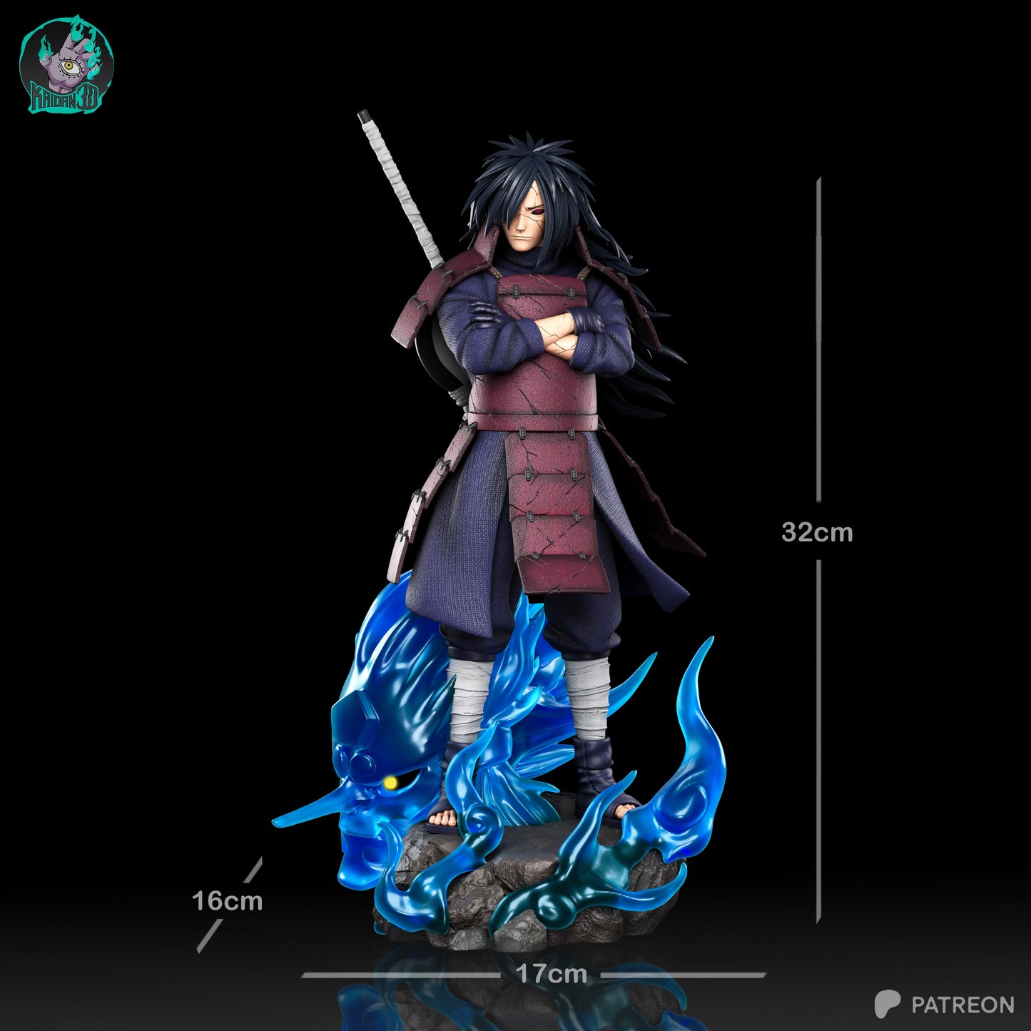 Madara - Unassembled and Unpainted Garage Kit - Model Designed by Kaidan3D