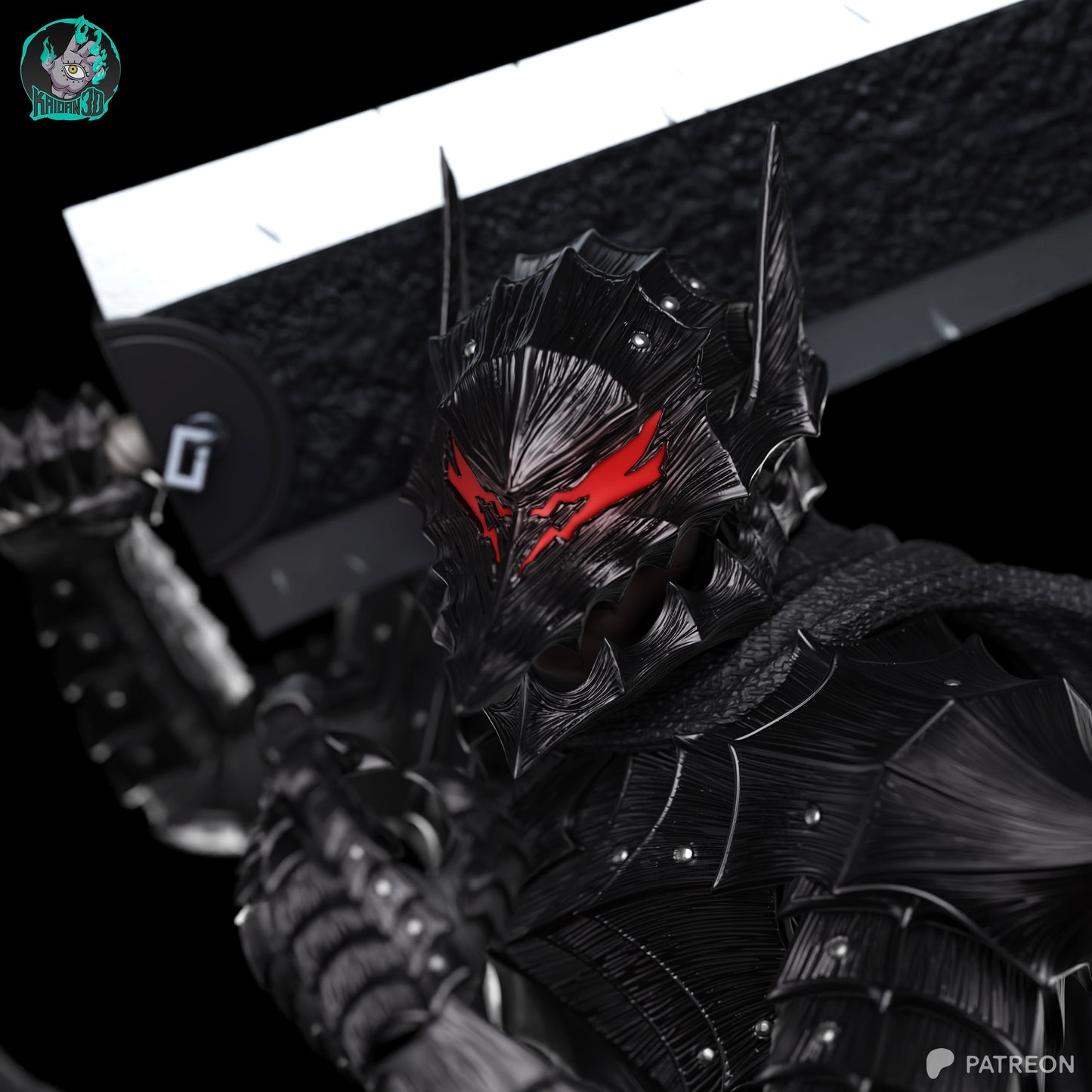 Guts - Unassembled and Unpainted Garage Kit - Model Designed by Kaidan 3D