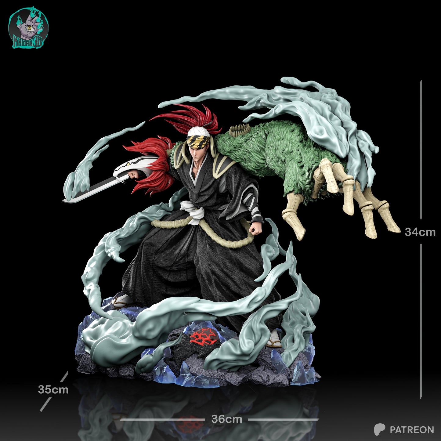 Renji - Unassembled and Unpainted Garage Kit - Model Designed by Kaidan3D