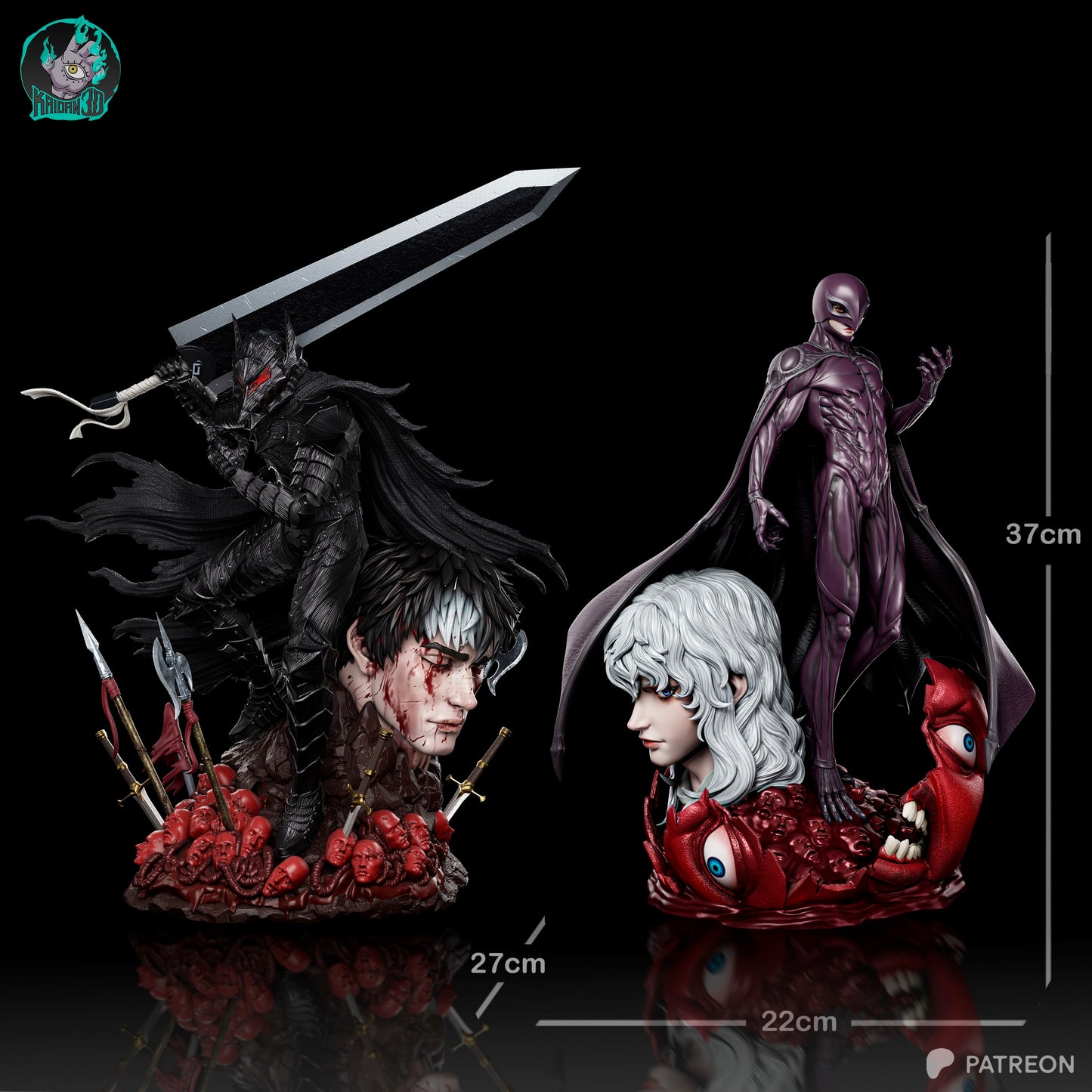 Femto - Unassembled and Unpainted Garage Kit - Model Designed by Kaidan 3D