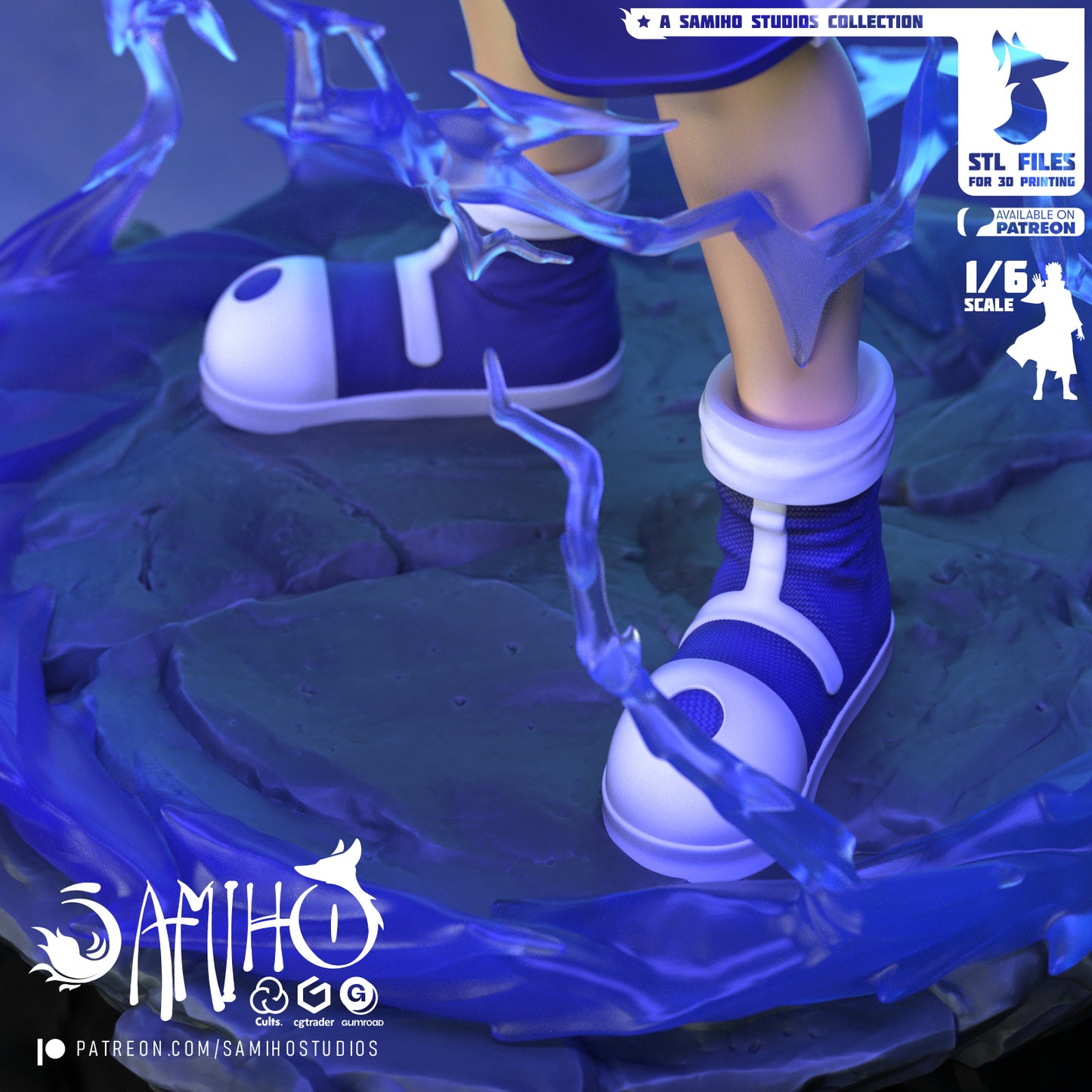Killua Godspeed - Unassembled and Unpainted Garage Kit - Model Designed by Samiho Studios