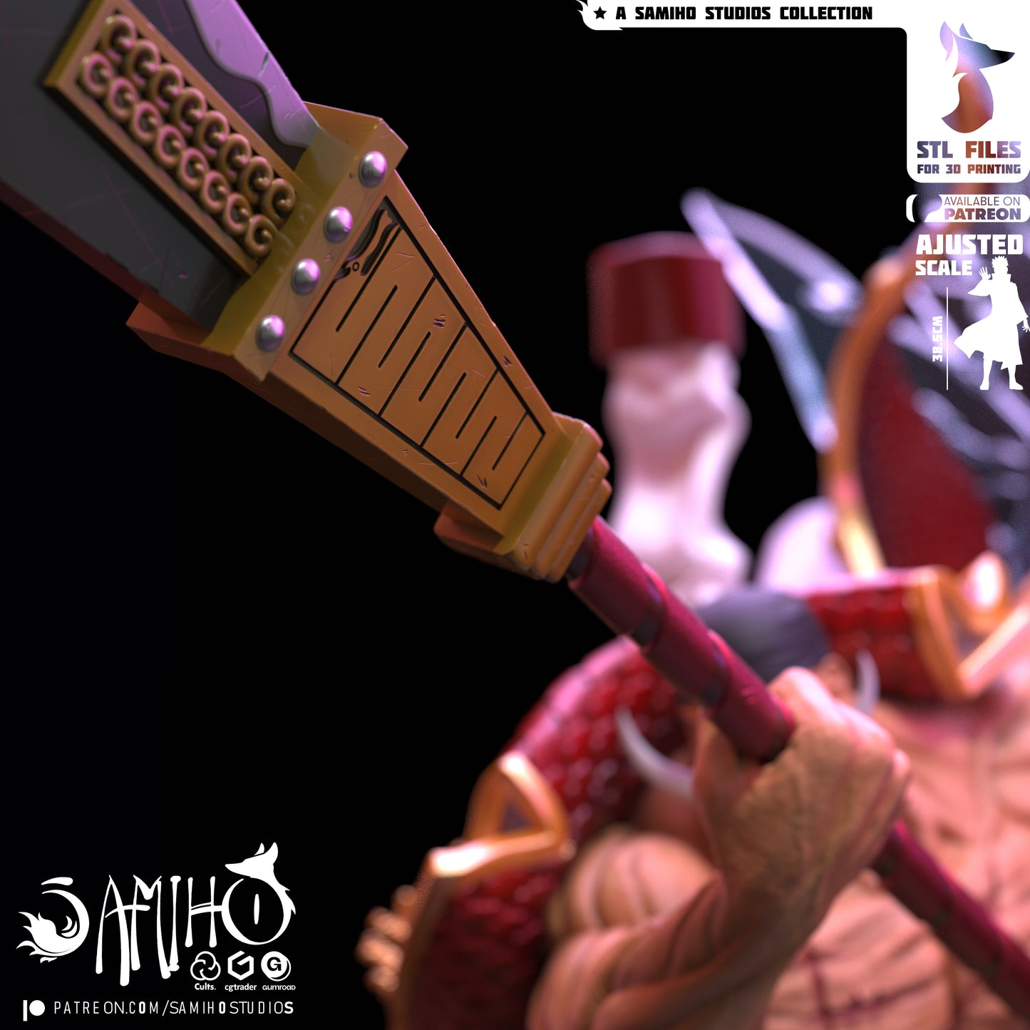 WhiteBeard - Unassembled and Unpainted Garage Kit - Model Designed by Samiho Studios