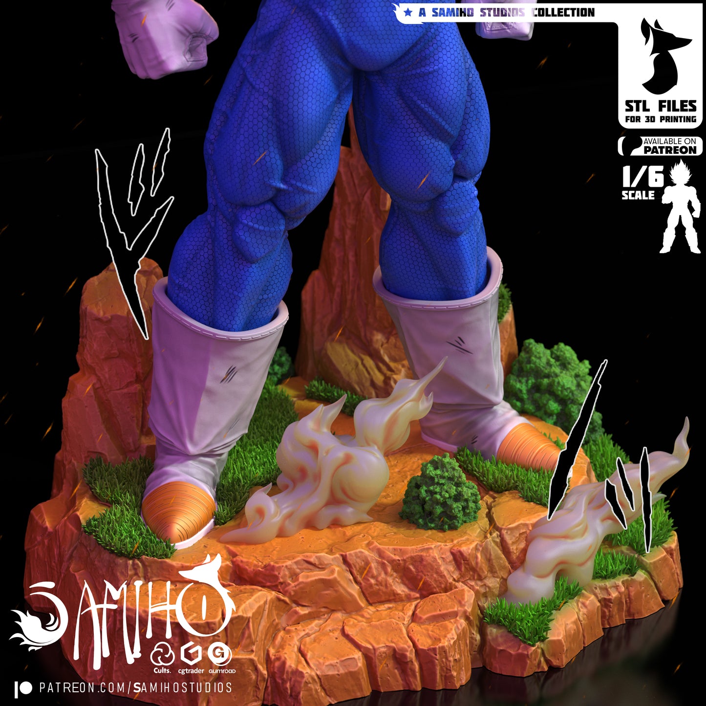Trunks (Future) - Unassembled and Unpainted Garage Kit - Model Designed by Samiho Studios