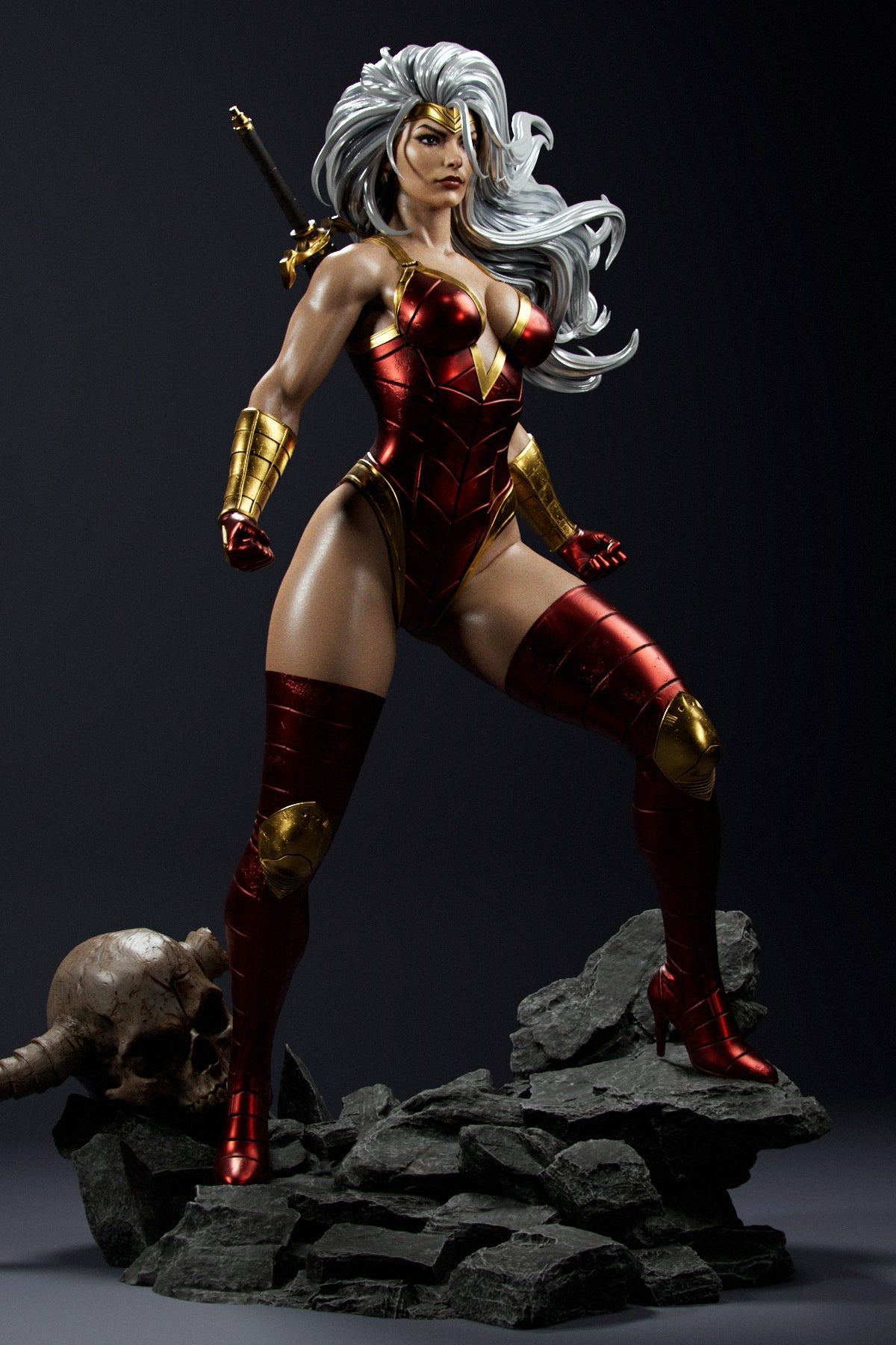 Glory - Unassembled and Unpainted Garage Kit - Model Designed by Abe3D/Marcio