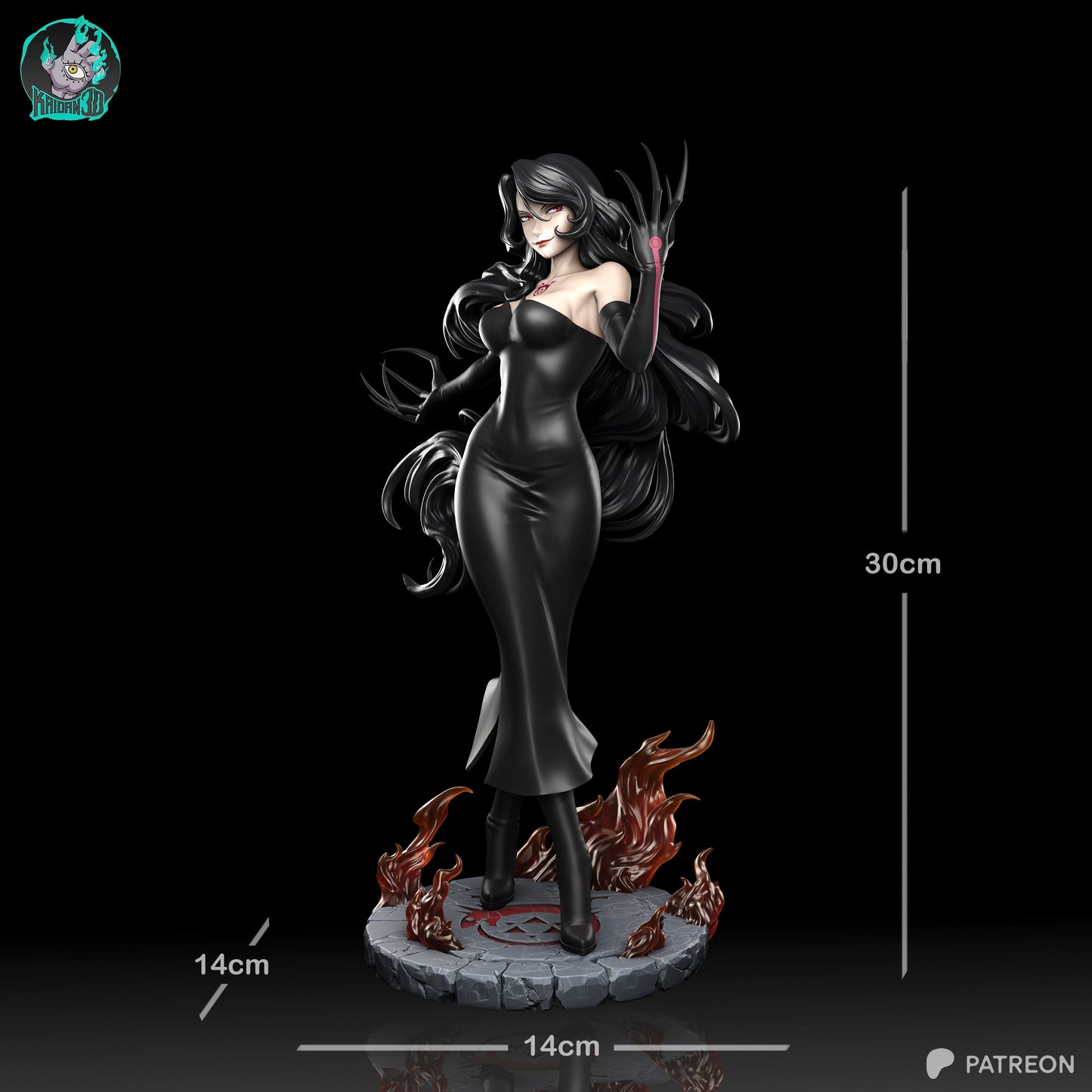 Lust - Unassembled and Unpainted Garage Kit - Model Designed by Kaidan3D