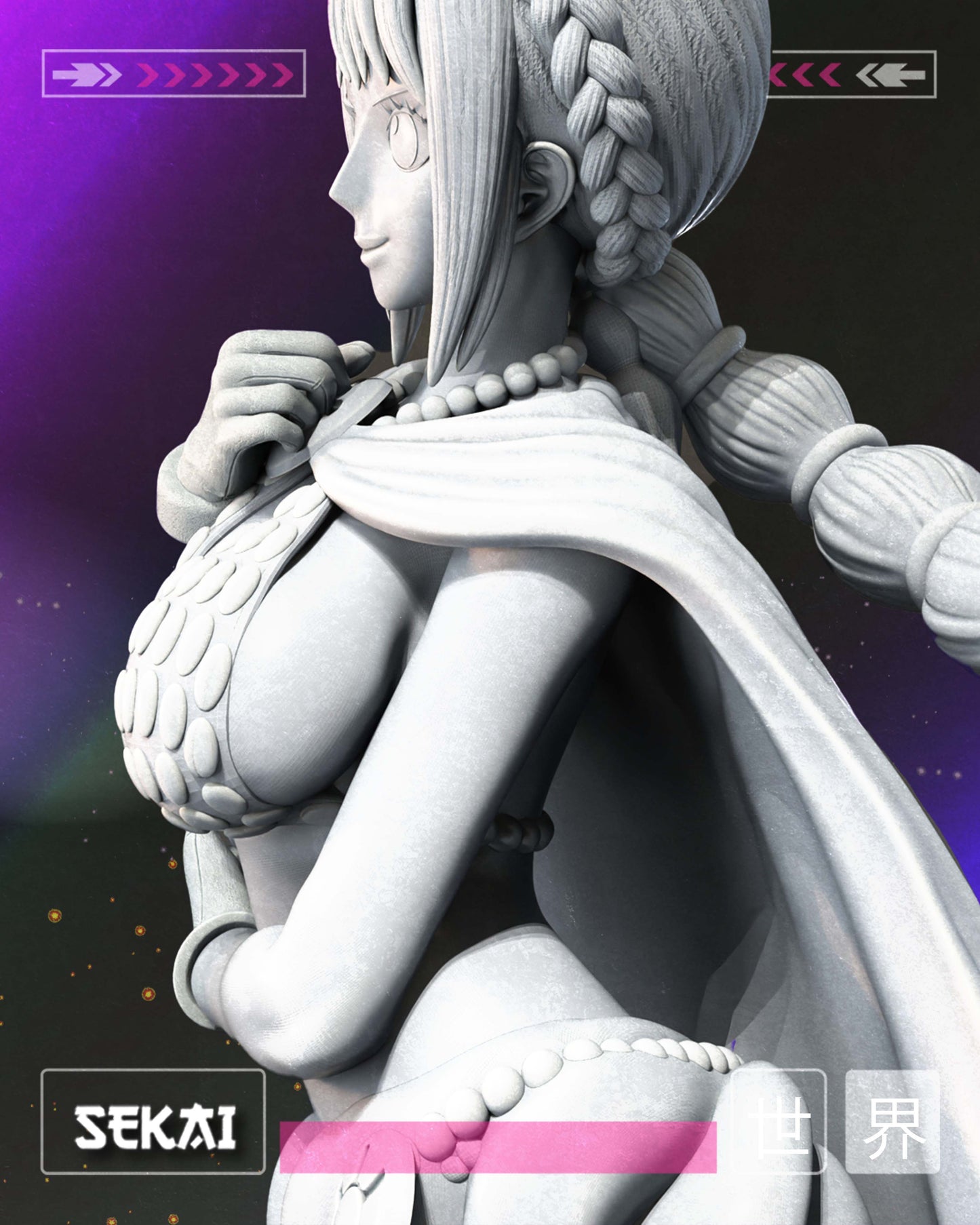 Rebecca - Unassembled and Unpainted Garage Kit - Model Designed by Sekai3D