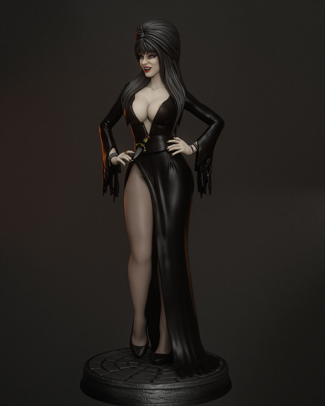 Elvira - Unassembled and Unpainted Garage Kit - Model Designed by Abe3D/Jungles