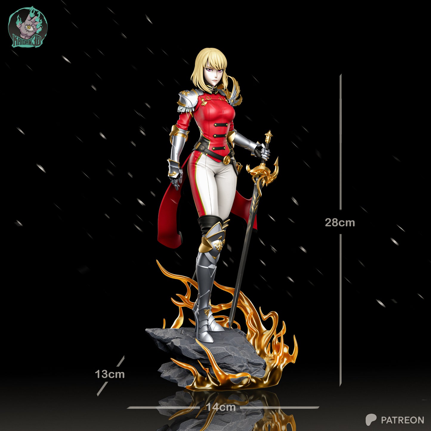 Cha Hae-In - Unassembled and Unpainted Garage Kit - Model Designed by Kaidan3D