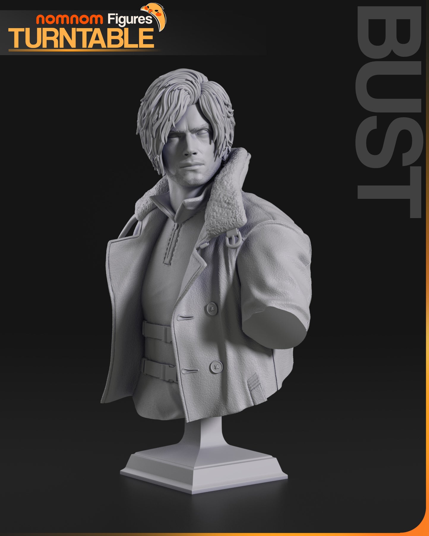 Leon - Unassembled and Unpainted Garage Kit - Model Designed by NomNom Figures