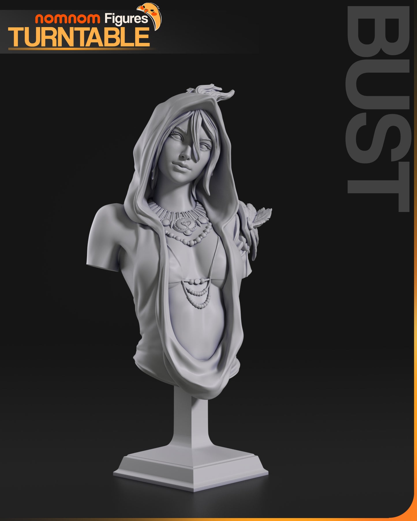 Morrigan - Unassembled and Unapinted Garage Kit - Model Deisgned by NomNom Figures