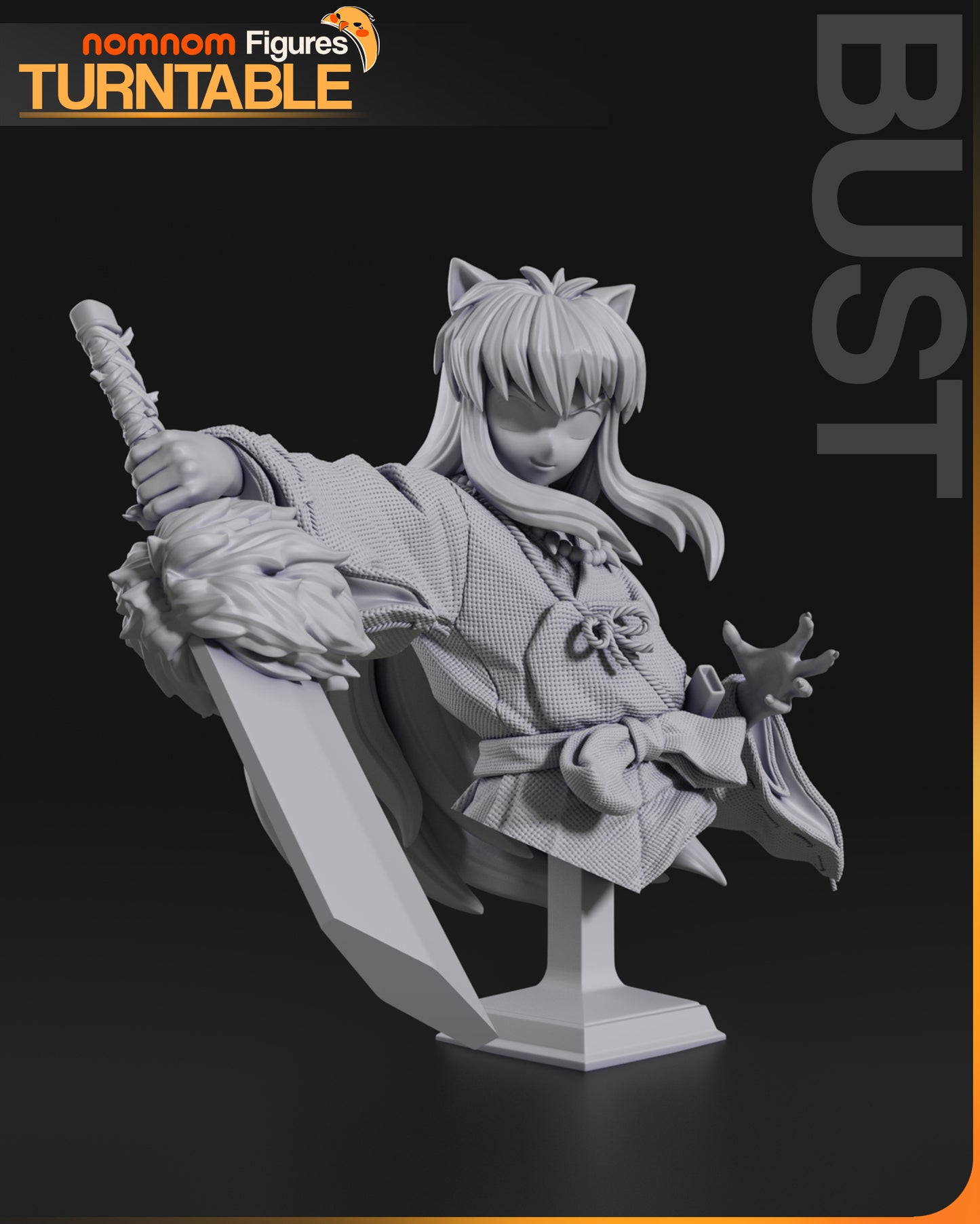 Inuyasha - Unassembled and Unpainted Garage Kit - Model Designed by NomNom Figures
