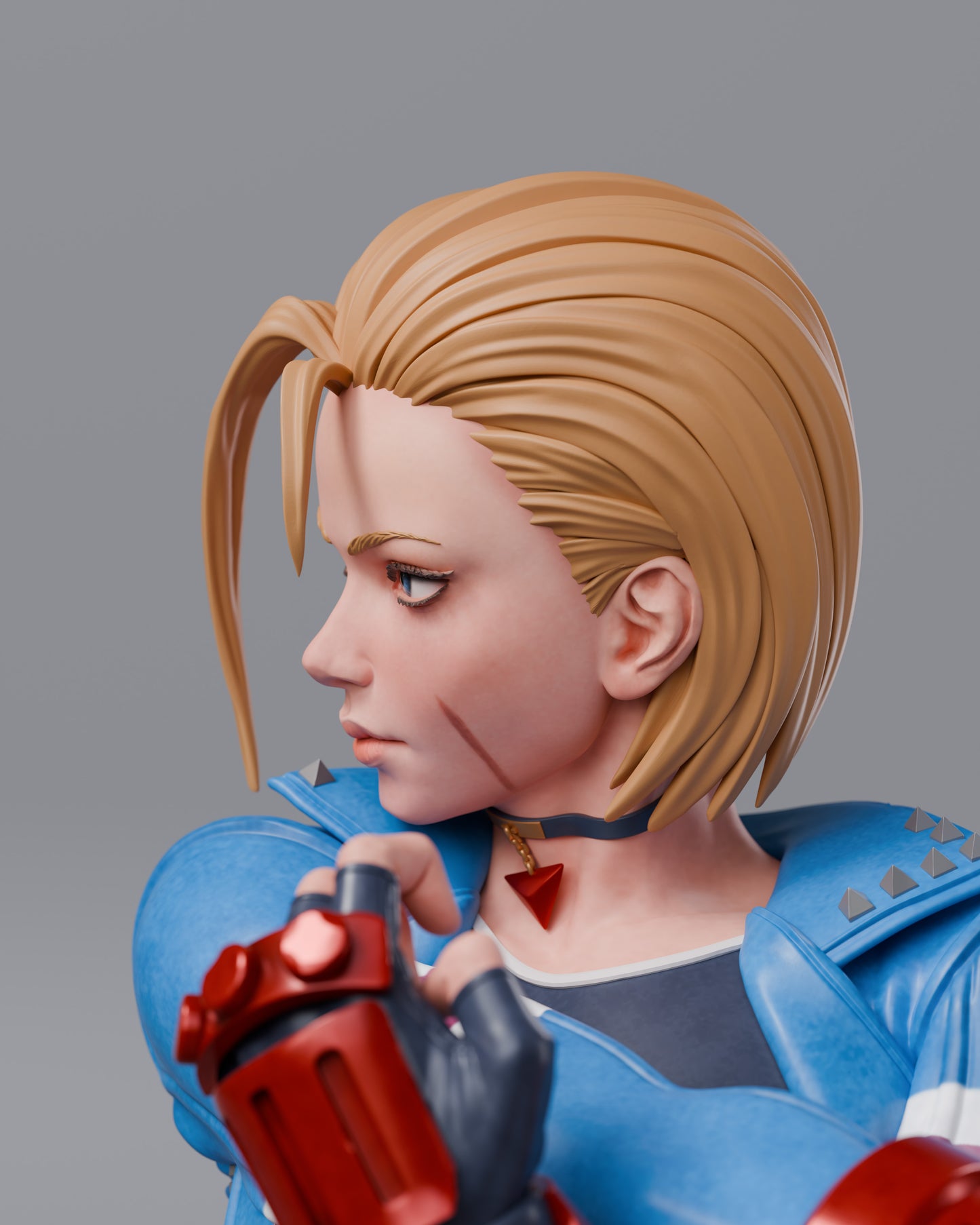 Cammy SF6 - Unassembled and Unpainted Garage Kit - Model Designed by Abe3d/Davi