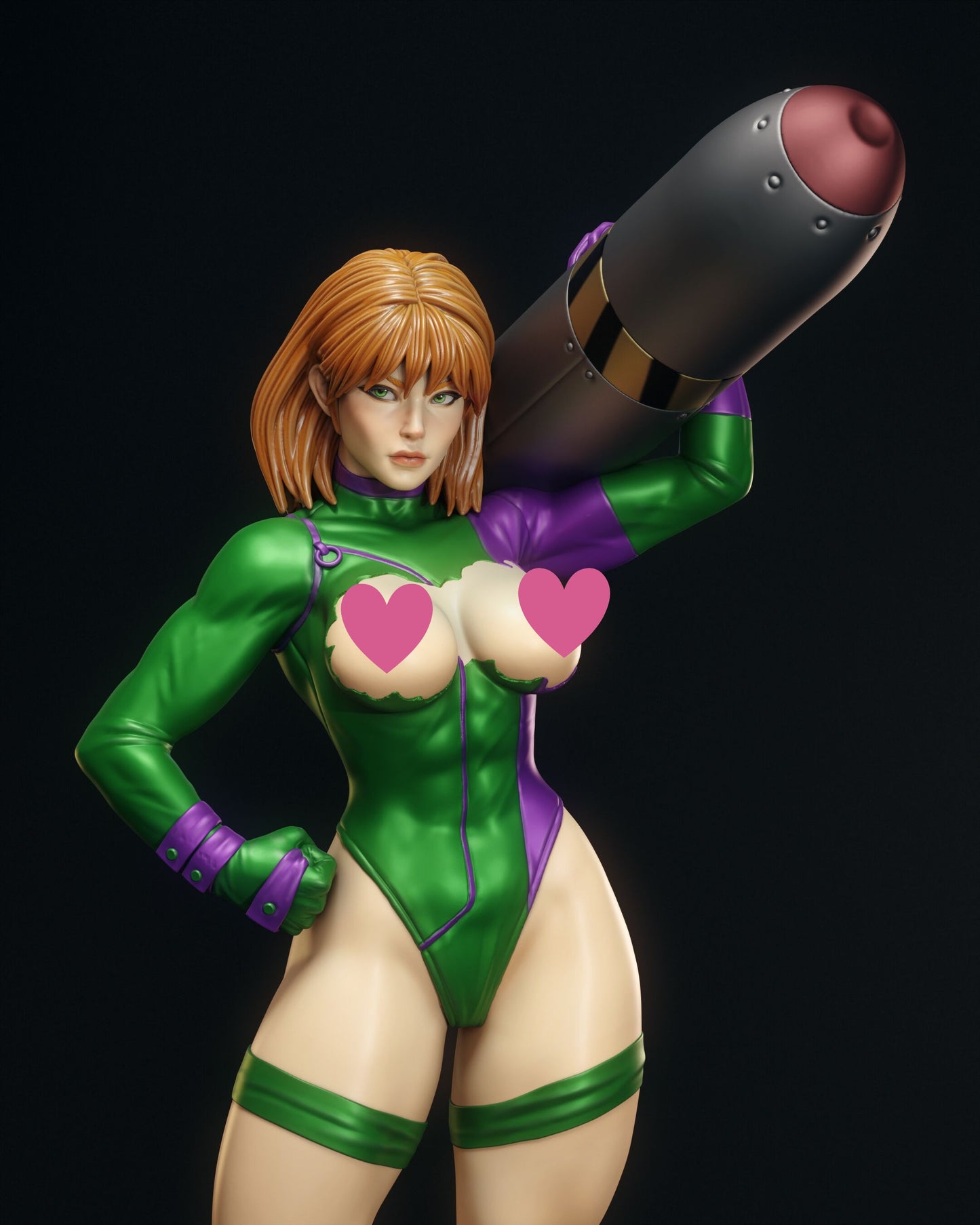 Caitlin Fairchild NSFW - Unassembled and Unpainted Garage Kit - Model Designed by Abe3d/Jungles