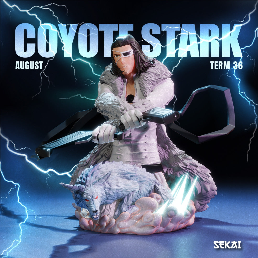 Coyote - Unassembled and Unpainted Garage Kit - Model Designed by Sekai3D