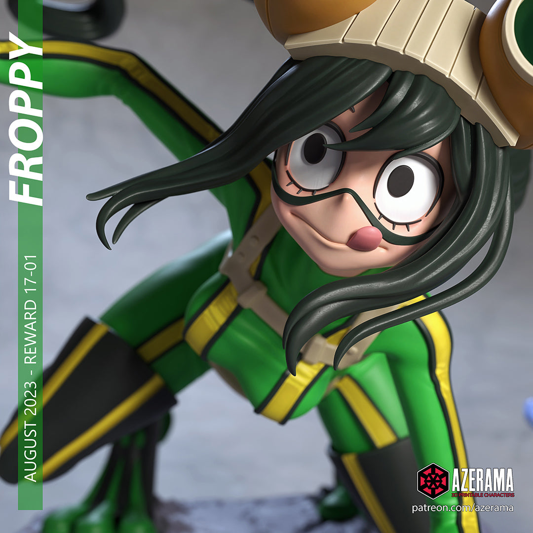 Tsuyu - Unassembled and Unpainted Garage Kit - Model Designed by Azerama