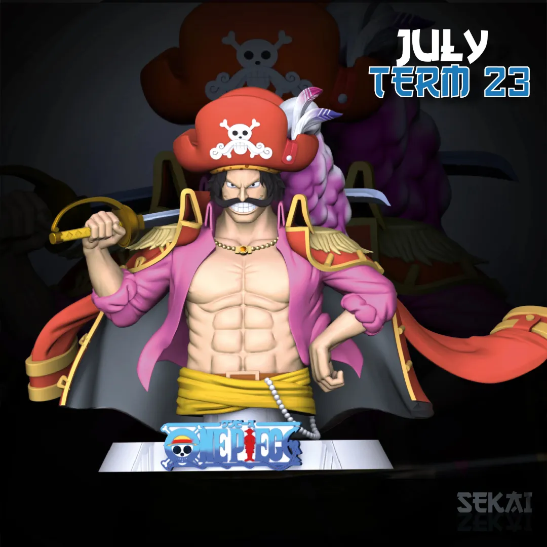 Gold D. Roger - Unassembled and Unpainted Garage Kit - Model Designed by Sekai3D