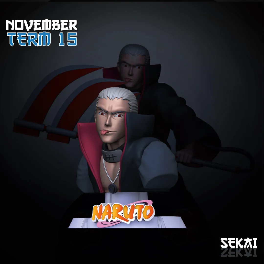 Hidan - Unassembled and Unpainted Garage Kit - Model Designed by Sekai3D