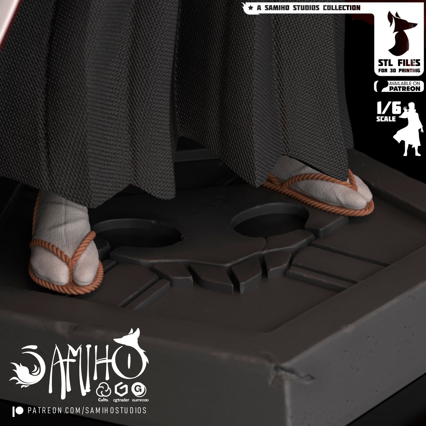 Ichigo/Zangetsu - Unassembled and Unpainted Garage Kit - Model Designed by Samiho Studios