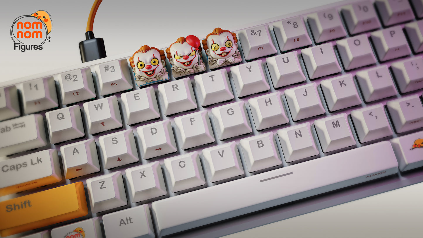 IT KeyCaps - UNPAINTED - Model Designed by NomNom Figures
