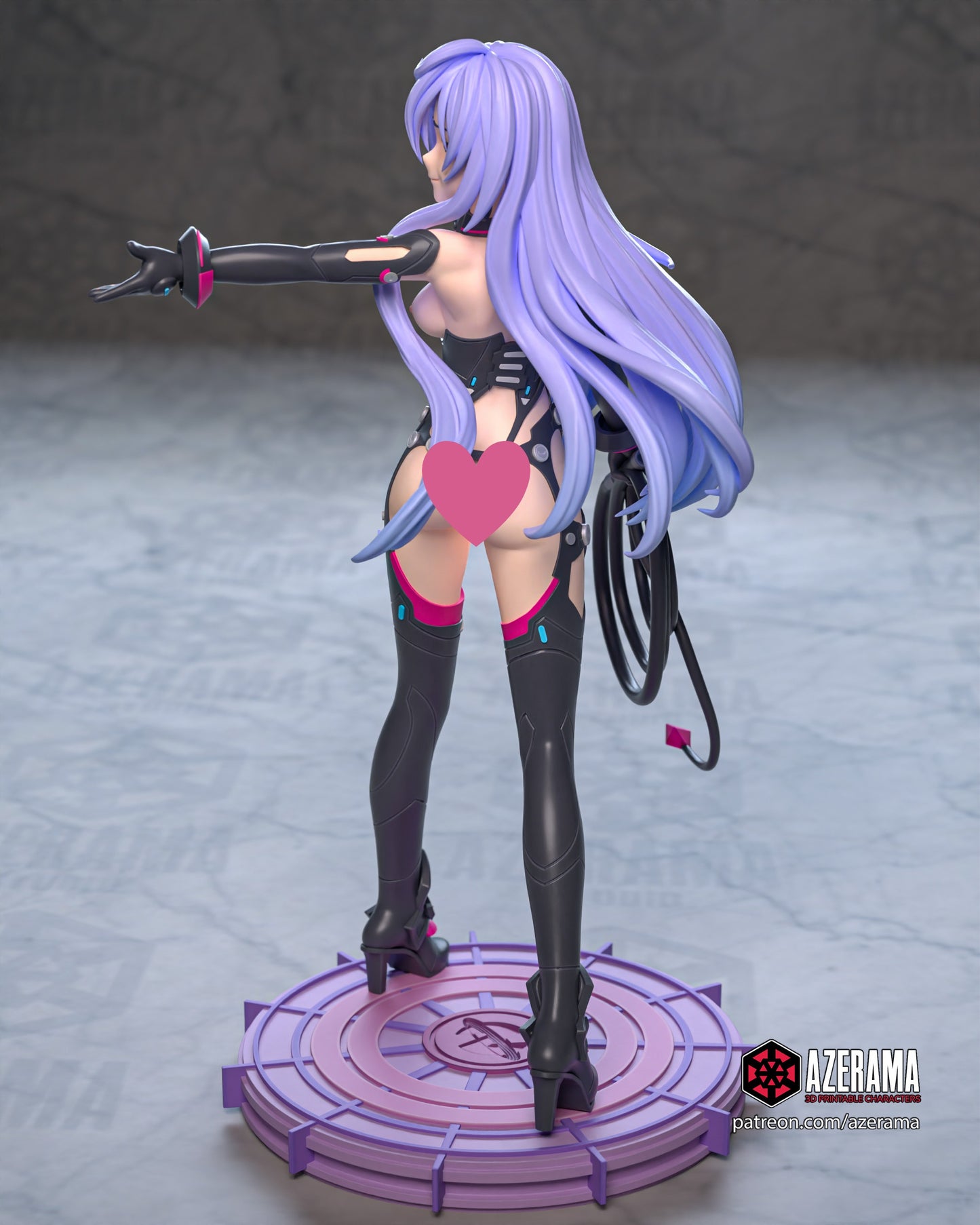 Iris Heart NSFW - Unassembled and Unpainted Garage Kit - Model Designed by Azerama