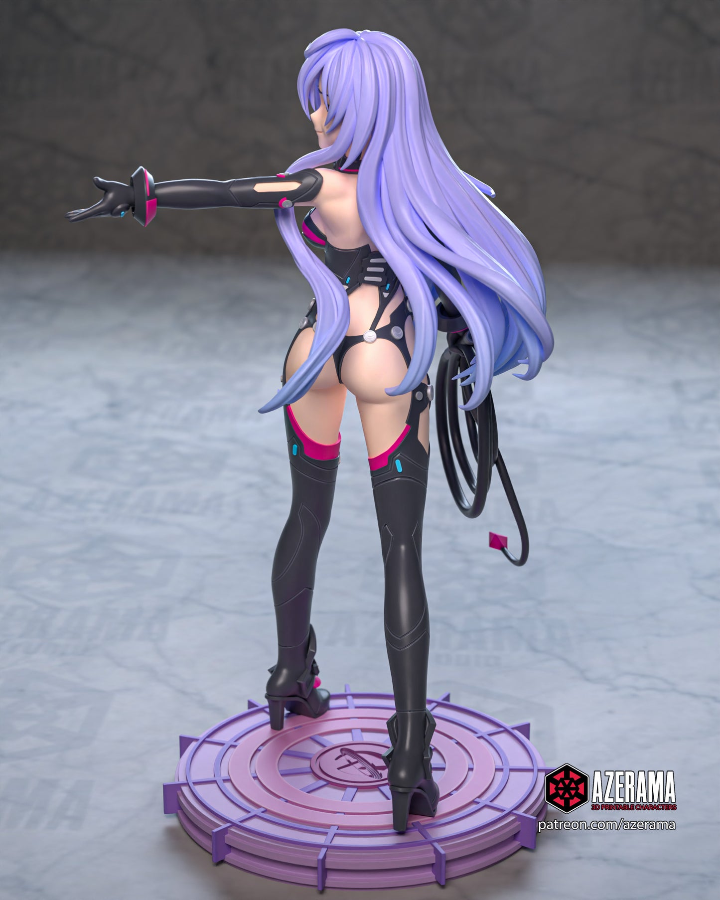 Iris Heart - Unassembled and Unpainted Garage Kit - Model Designed by Azerama
