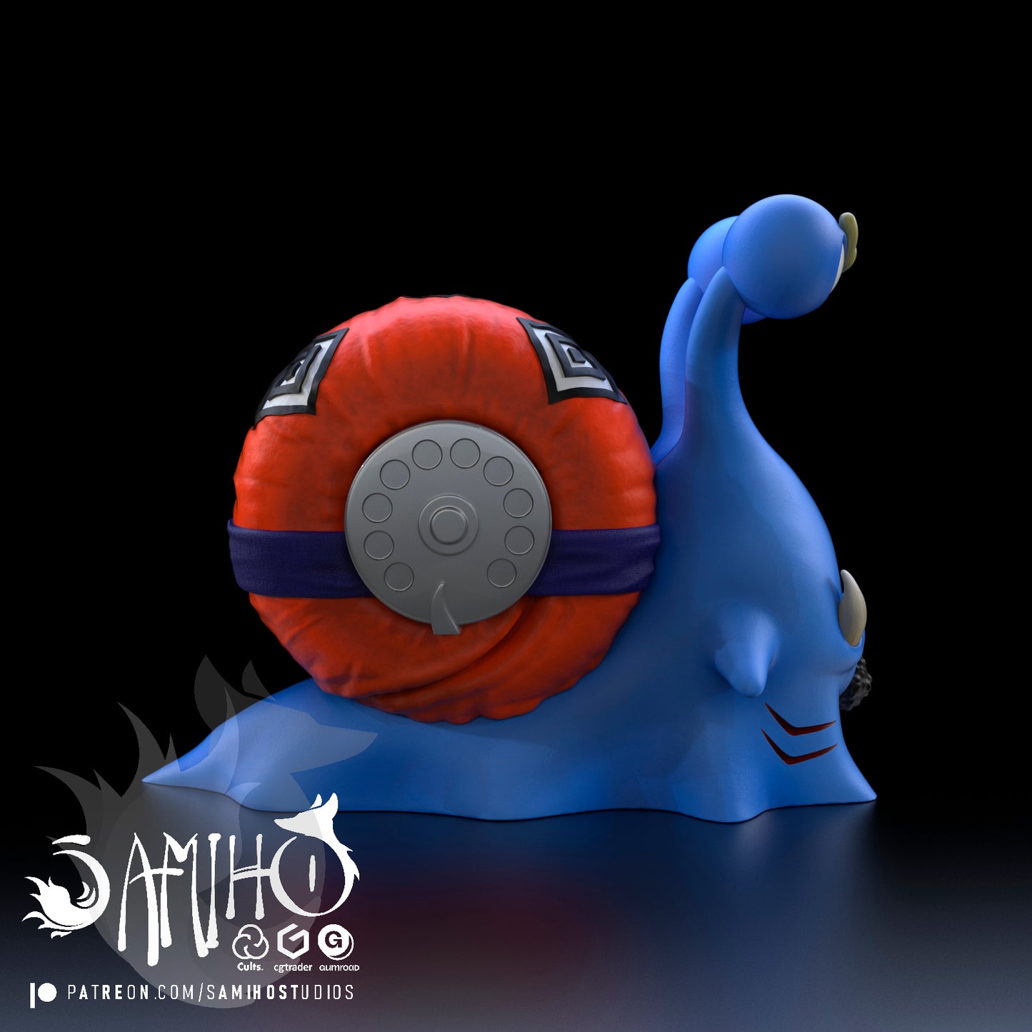 Jinbei DenDen Mushi - Unassembled and Unpainted Garage Kit - Model Designed by Samiho Studios