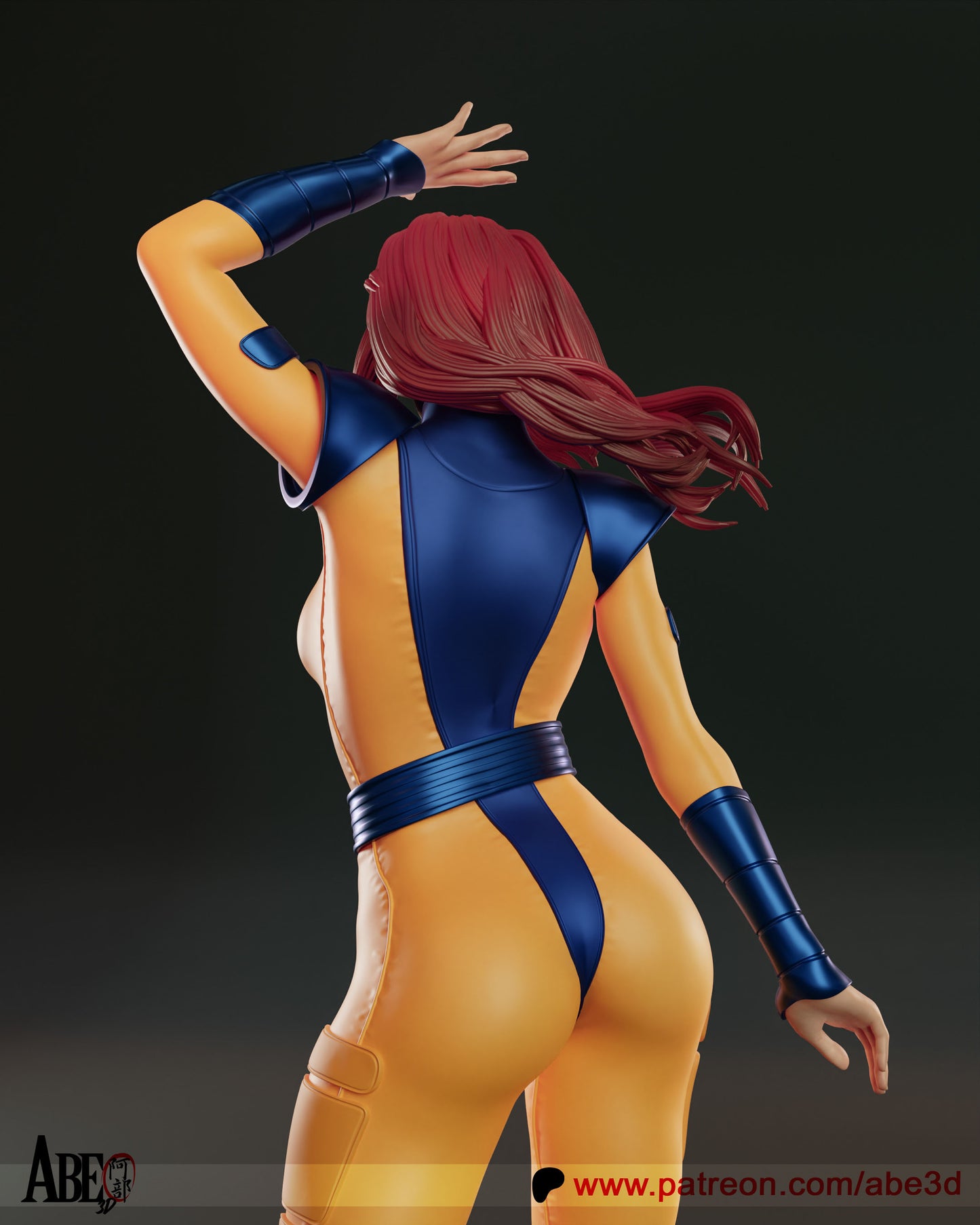 Jean - Unassembled and Unpainted Garage Kit - Model Designed by Abe3d