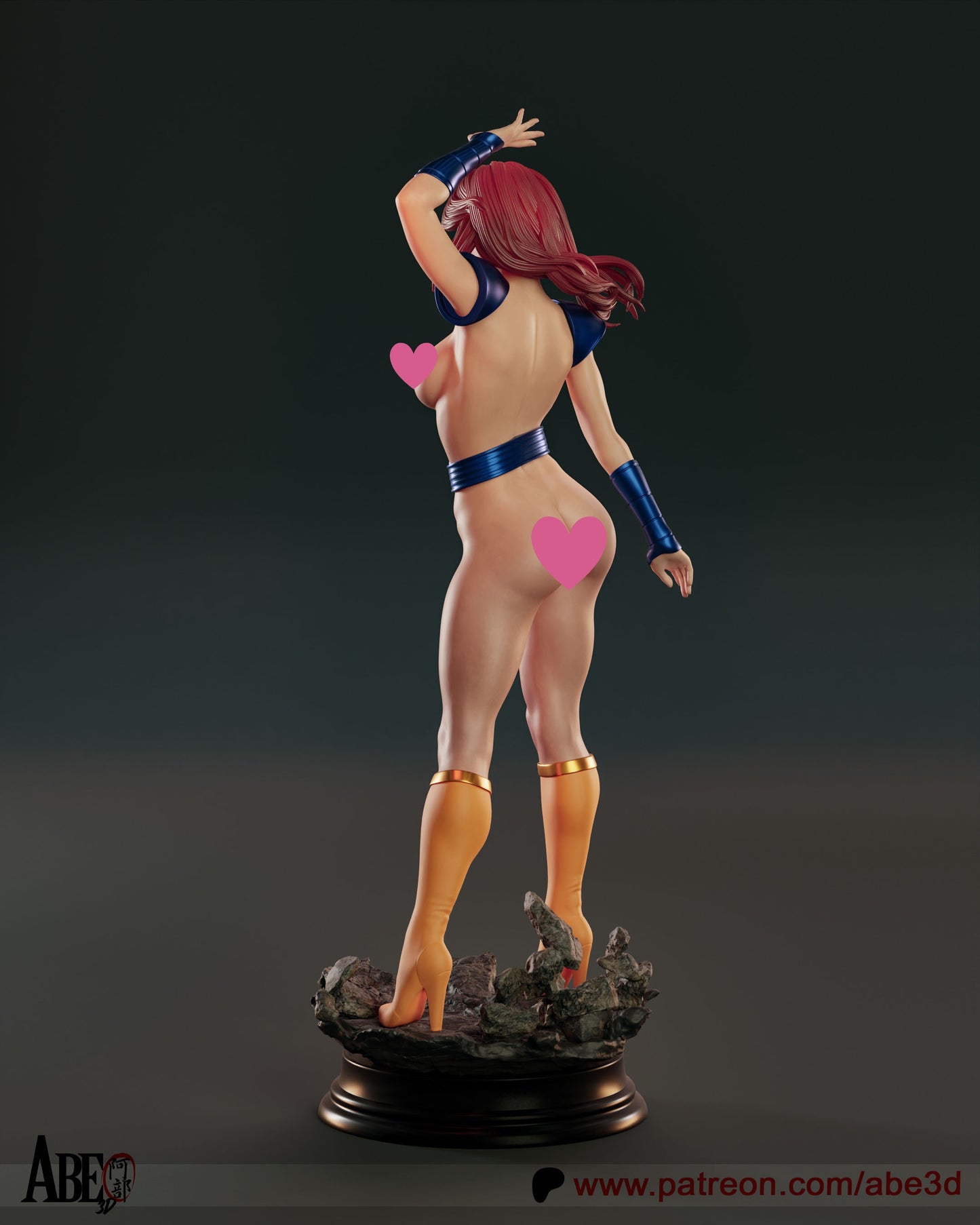 Jean NSFW - Unassembled and Unpainted Garage Kit - Model Designed by Abe3d