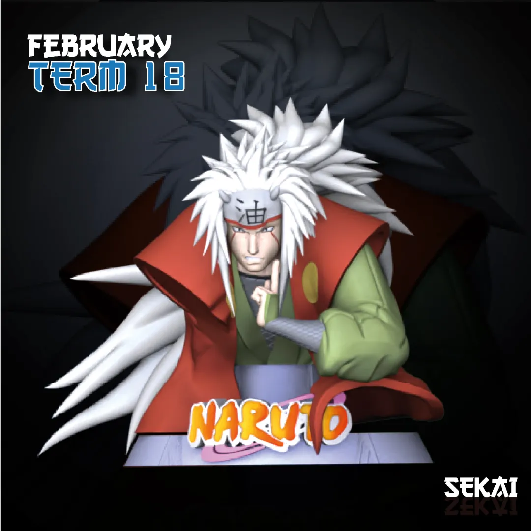 Jiraya - Unassembled and Unpainted Garage Kit - Model Designed by Sekai3D