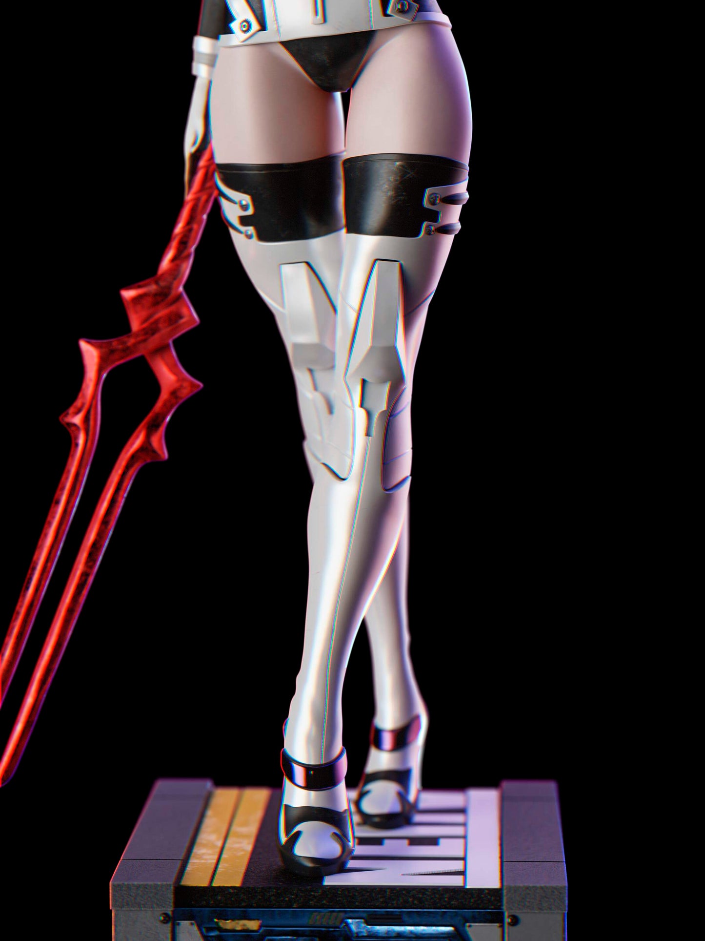 Rei (FACE VARIANT INCLUDED) - Unassembled and Unpainted Garage Kit - Model Designed by Abe3D/Dangelo