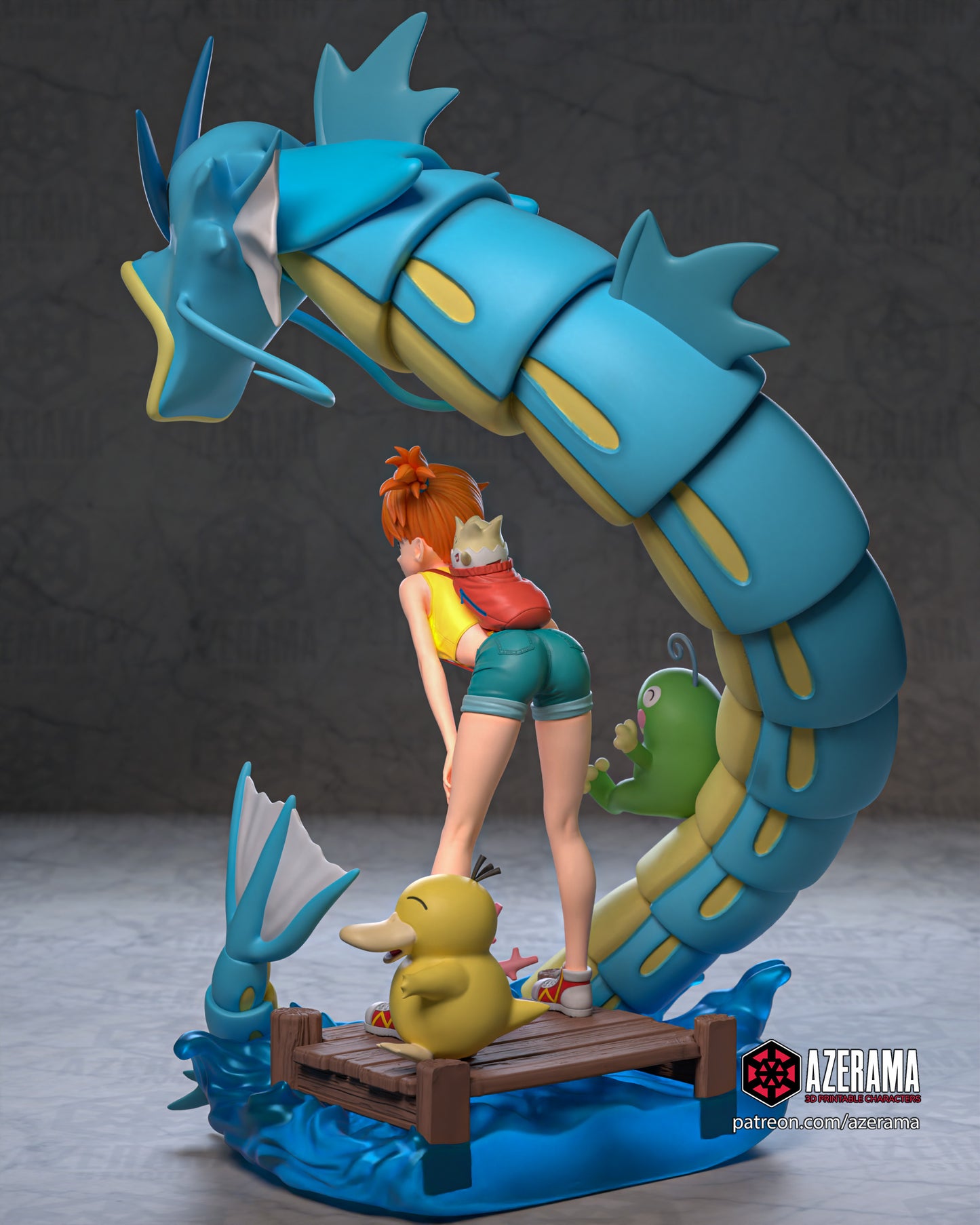 Misty - Unassembled and Unpainted Garage Kit - Model Designed by Azerama