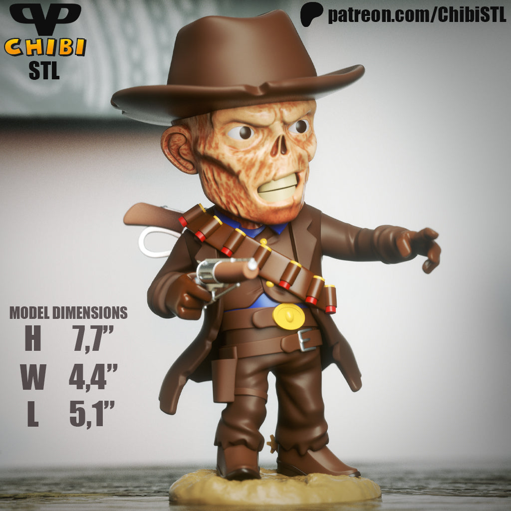 Ghoul Walton - Unassembled and Unpainted Garage Kit - Model Designed by ChibiSTL