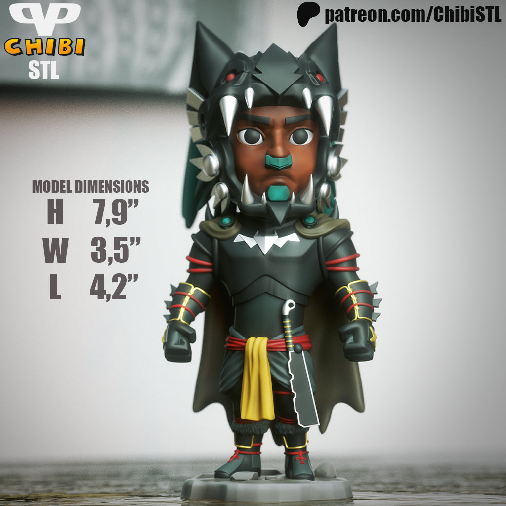 Aztec Batman - Unassembled and Unpainted Garage Kit - Model Designed by Chibi STL