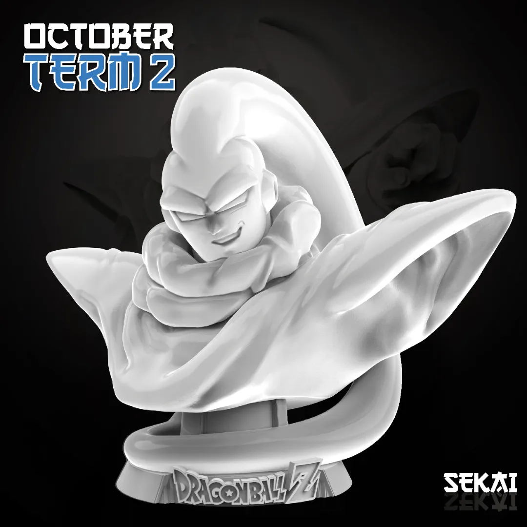 Super Buu (Piccolo Absorbed) - Unassembled and Unpainted Garage Kit - Model Designed by Sekai3D