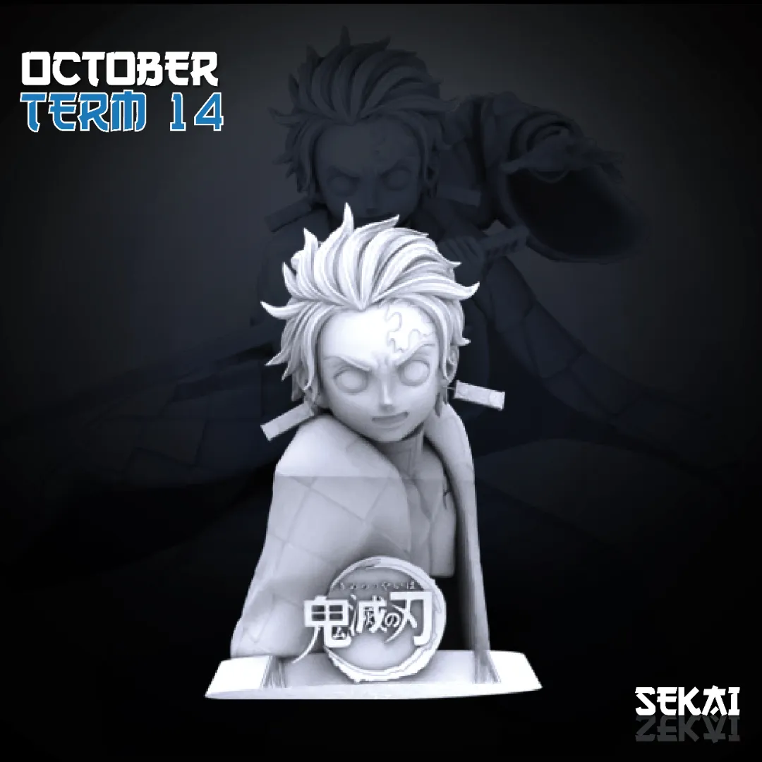 Tanjiro - Unassembled and Unpainted Garage Kit - Model Designed by Sekai3D