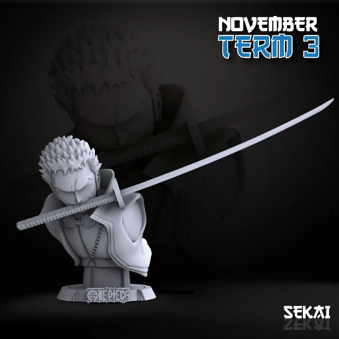 Zoro - Unassembled and Unpainted Garage Kit - Model Designed by Sekai3D
