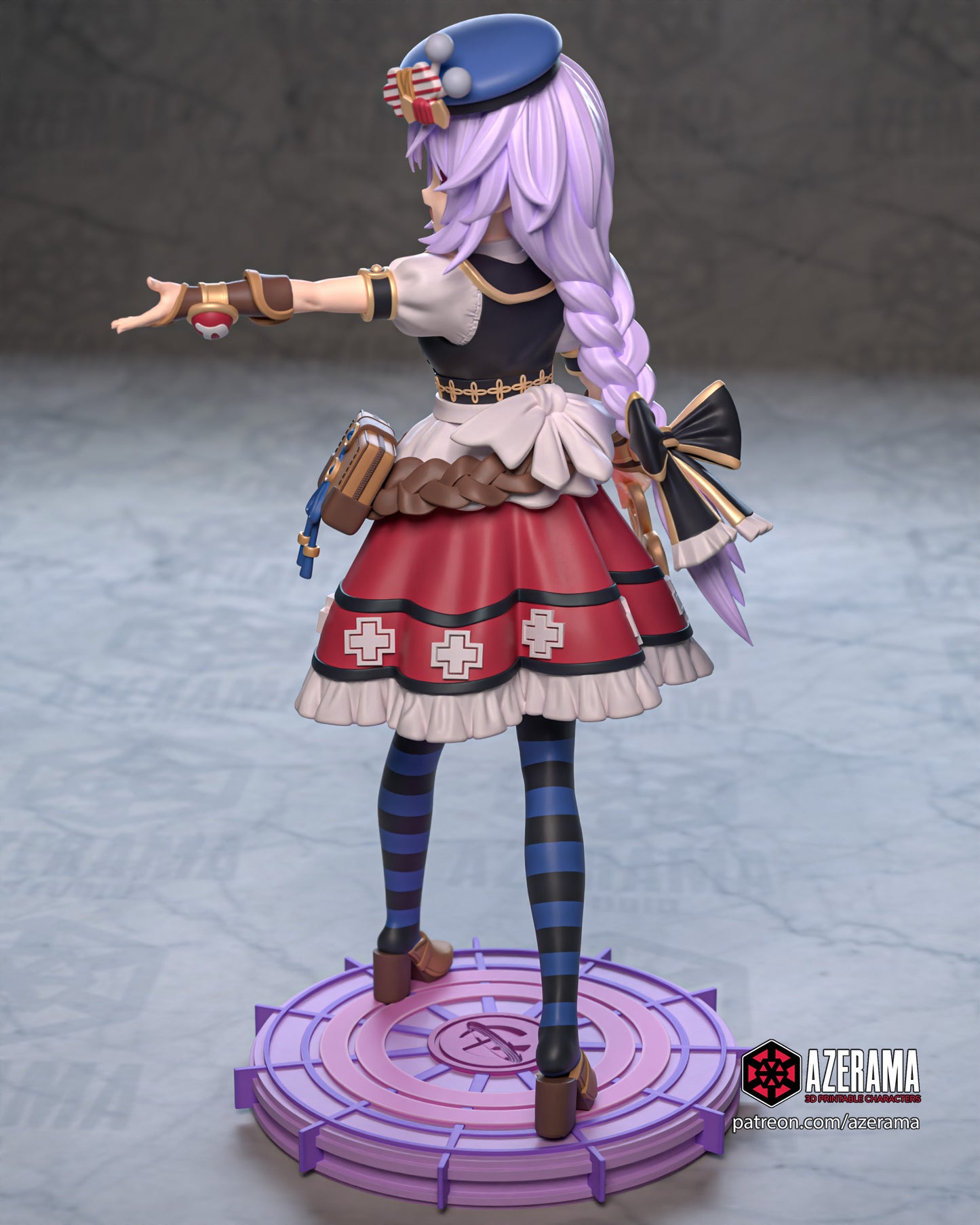 Plutia Seamstress - Unassembled and Unpainted Garage Kit - Model Designed by Azerama