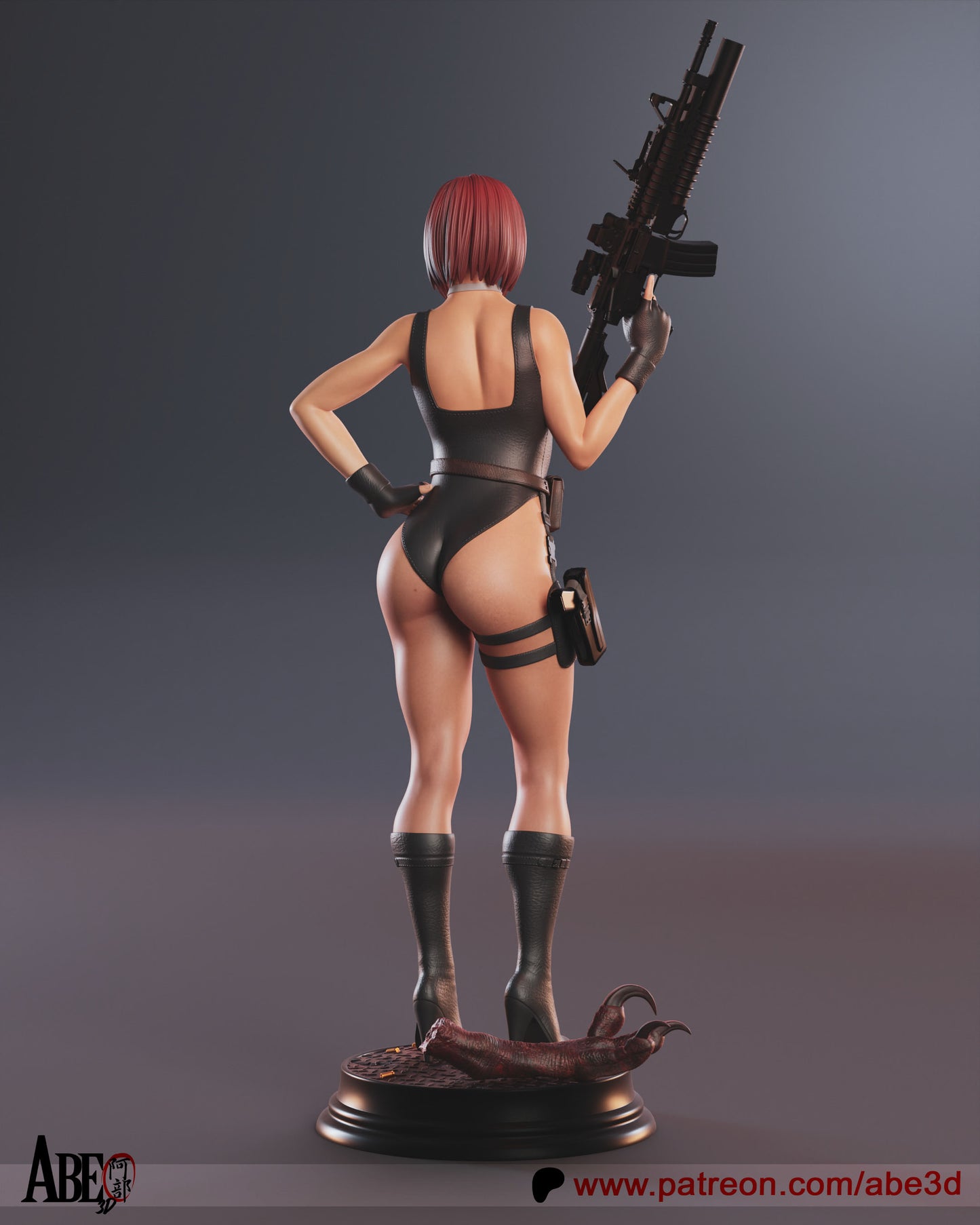 Regina (VARIANT PARTS INCLUDED) - Unassembled and Unpainted Garage Kit - Model Designed by Abe3D