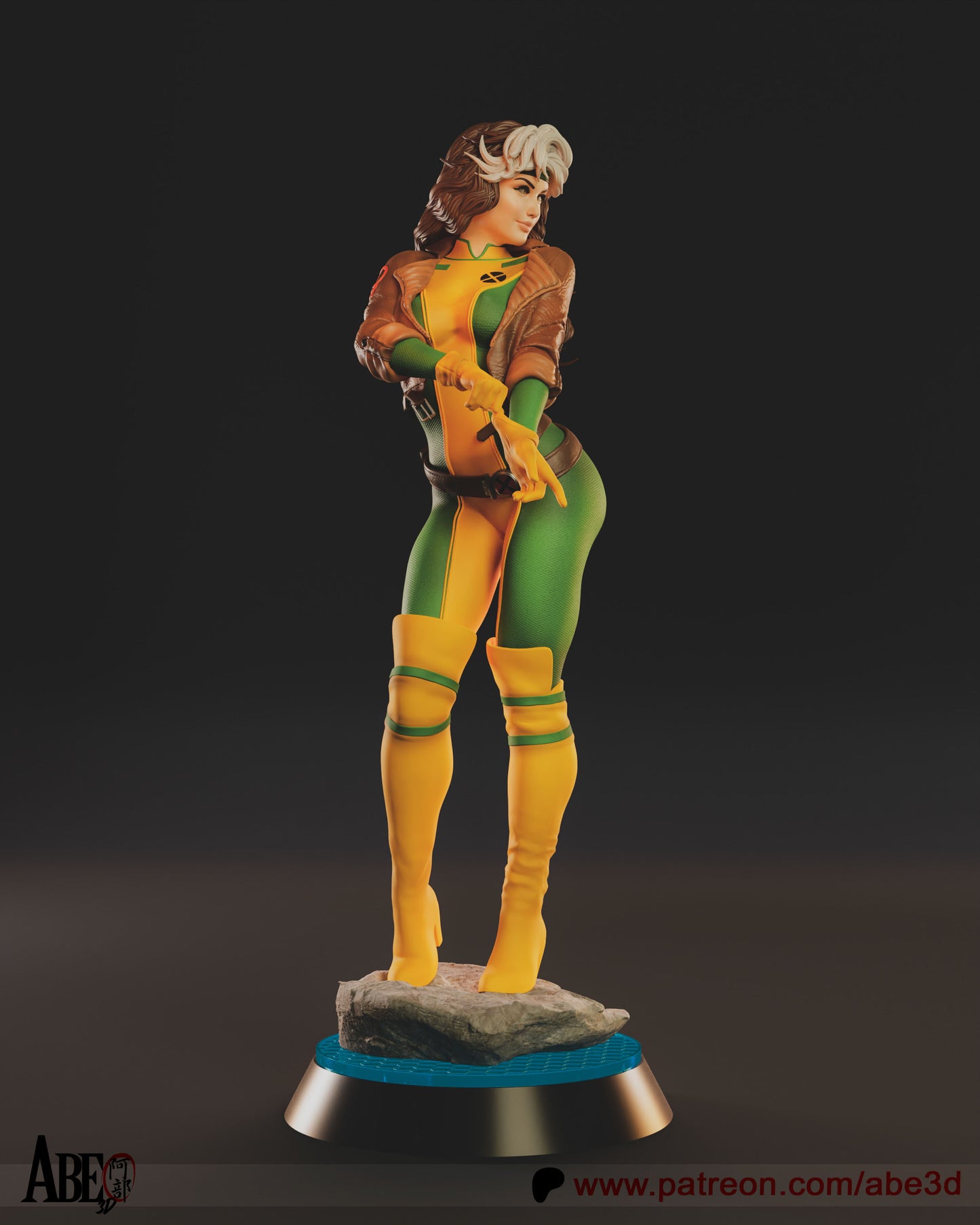 Rogue - Unassembled and Unpainted Garage Kit - Model Designed by Abe3d
