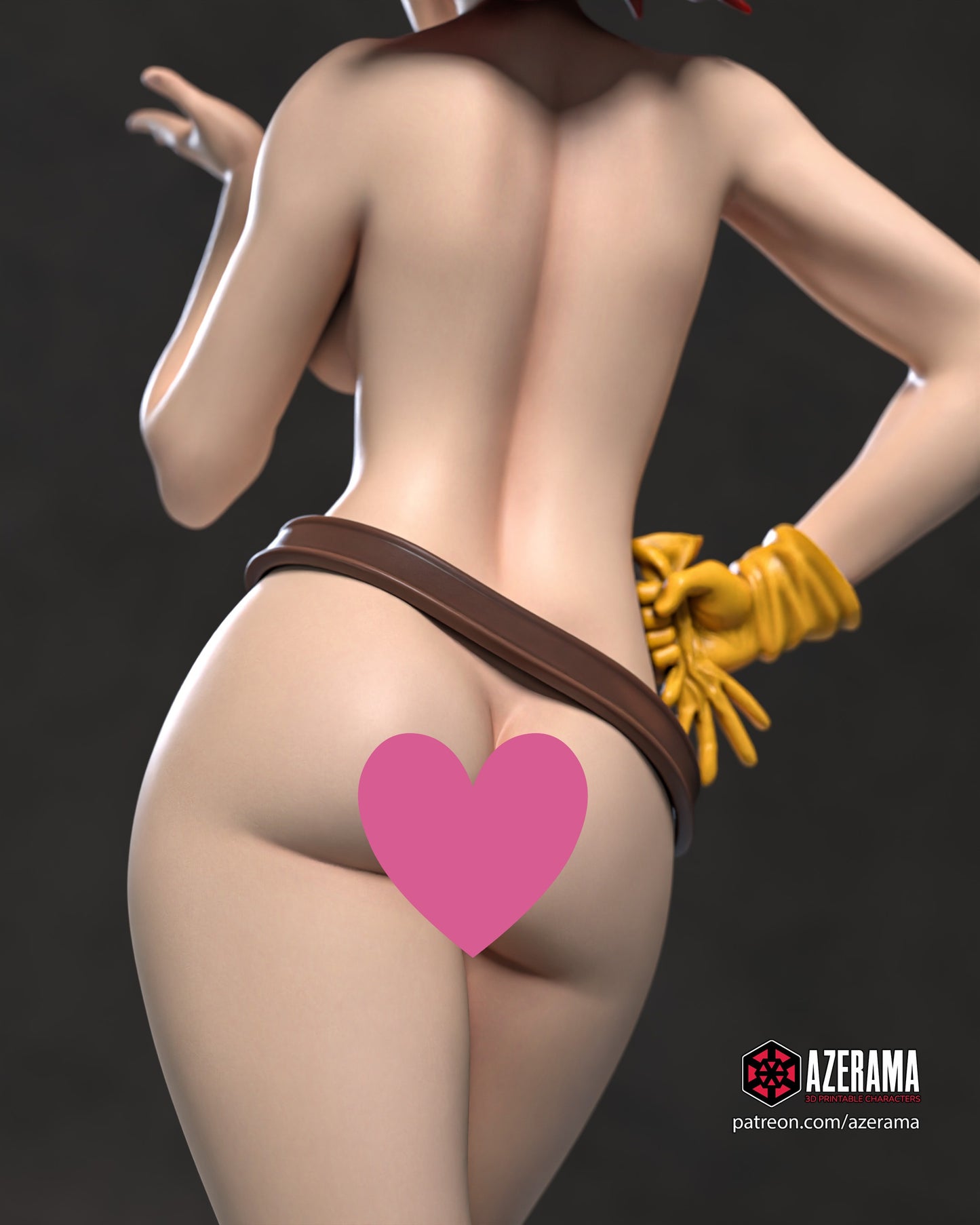 Anime Rogue NSFW - Unassembled and Unpainted Garage Kit - Model Designed by Azerama