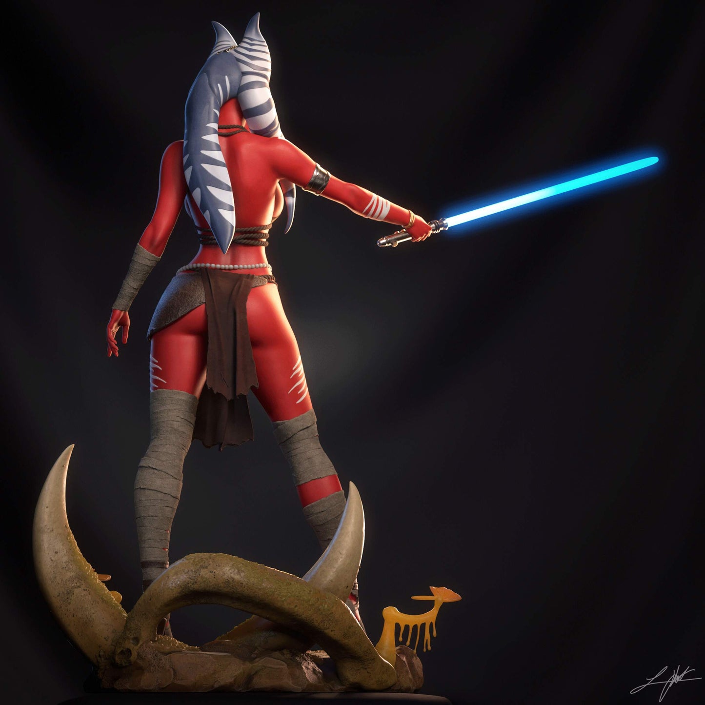 Shaak Ti - Unassembled and Unpainted Garage Kit - Model Designed by Abe3D/Ramses