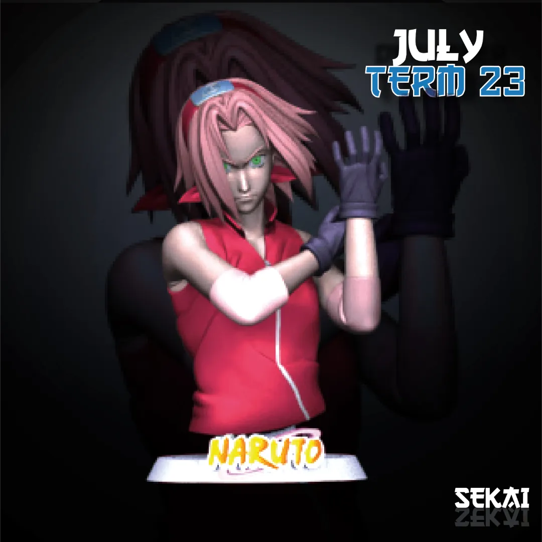 Sakura - Unassembled and Unpainted Garage Kit - Model Designed by Sekai3D