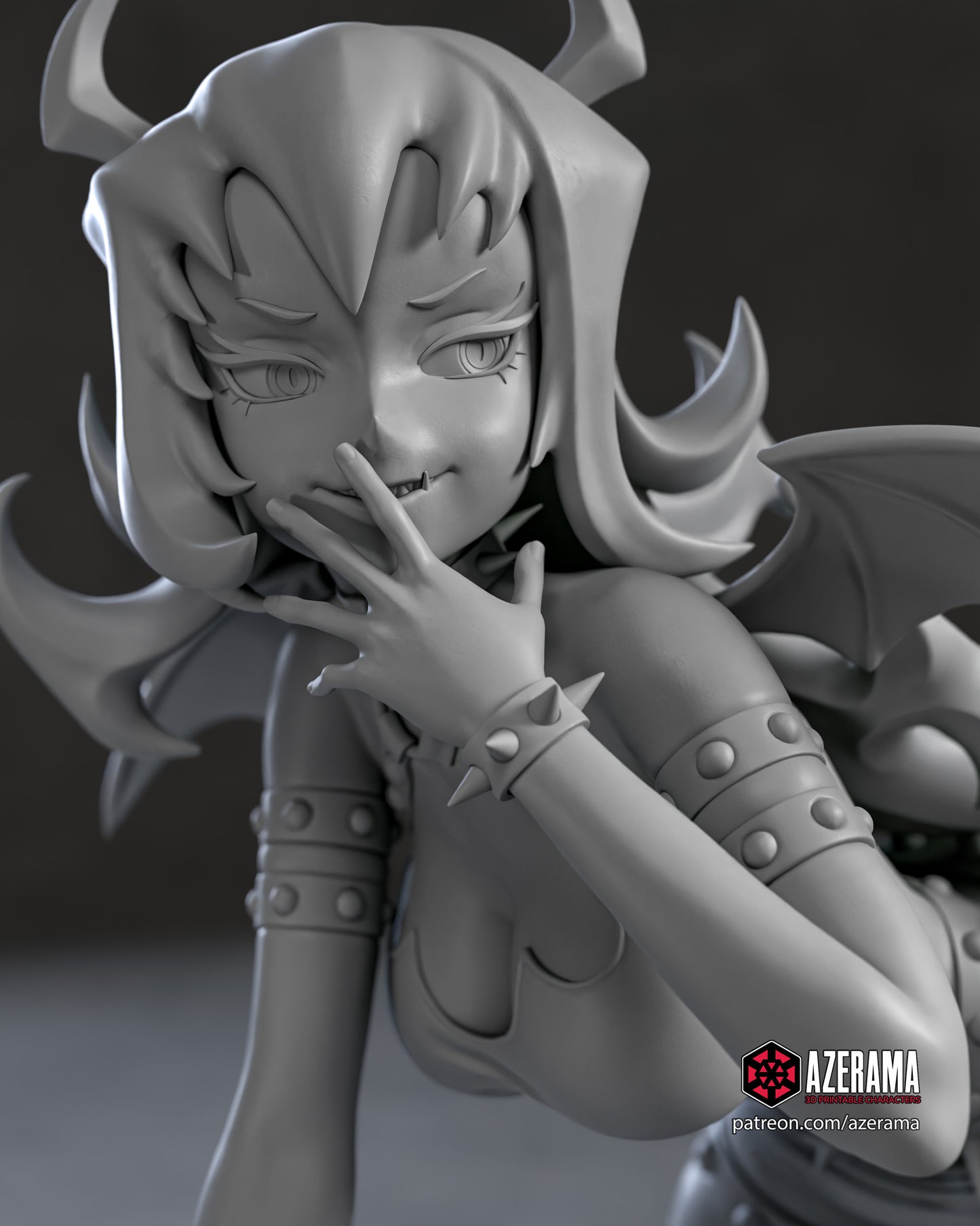 Scanty and Kneesocks - Unassembeld and Unpainted Garage Kit - Model Designed by Azerama