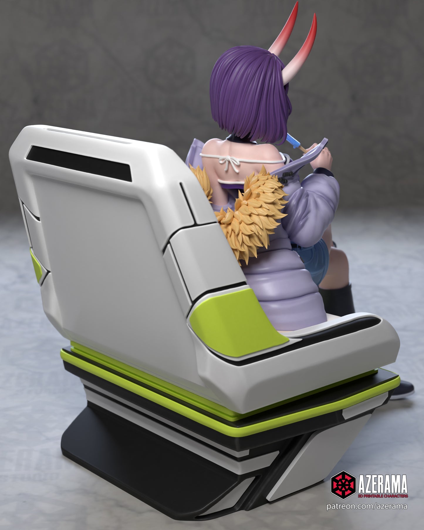 Shuten Douji MC (Modern Clothes) - Unassembled and Unpainted Garage Kit - Model Designed by Azerama