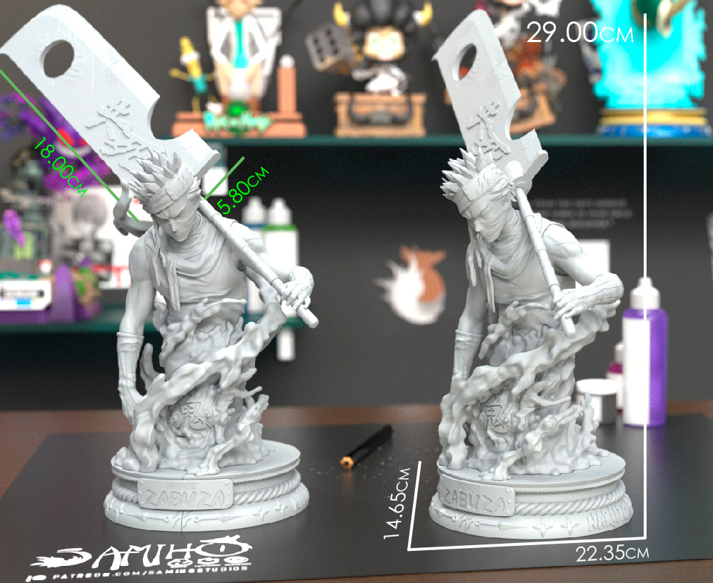 Zabuza - Unassembled and Unpainted Garage Kit - Model Designed by Samiho Studios