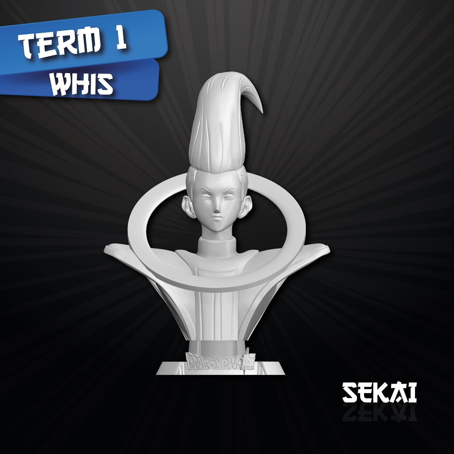 Whis - Unassembled and Unpainted Garage Kit - Model Designed by Sekai3D