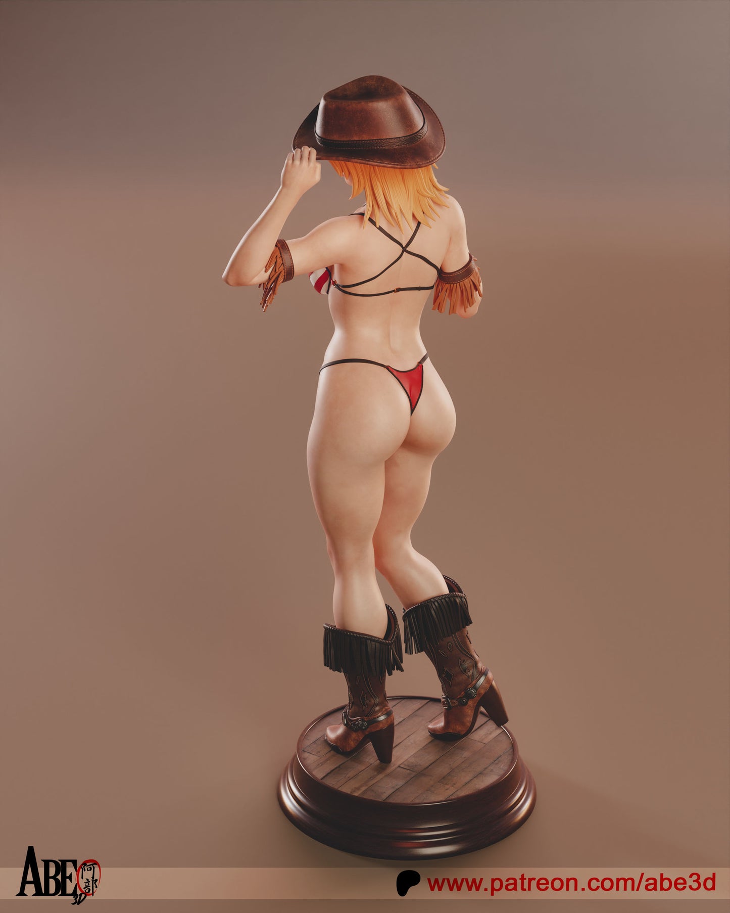Tina Armstrong (arm variants included) - Unassembled and Unpainted Garage Kit - Model Designed by Abe3d