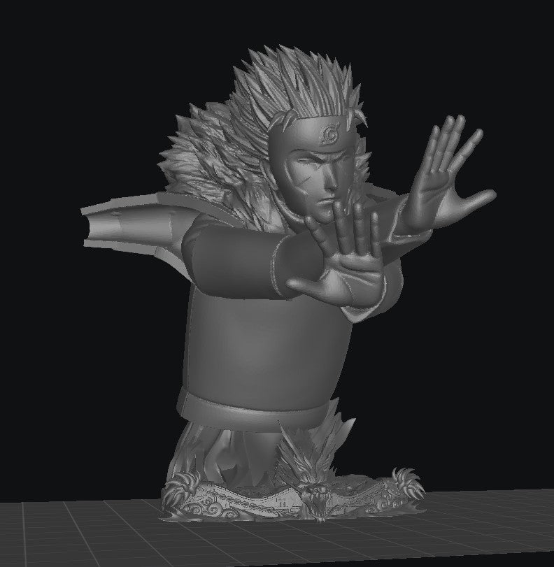Tobirama Senju - Unassembled and Unpainted Garage Kit - Model Designed by Sekai3d
