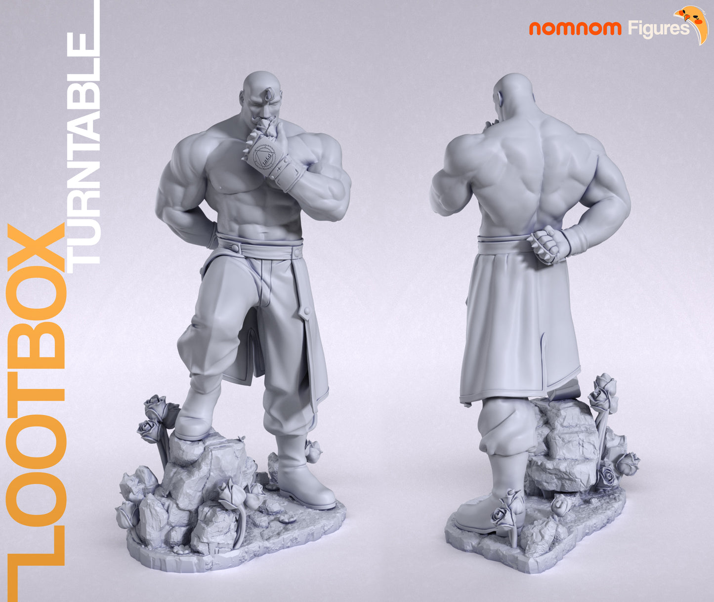 Alex Luis Armstrong - Unassembled and Unpainted Garage Kit - Model by NomNom Figures