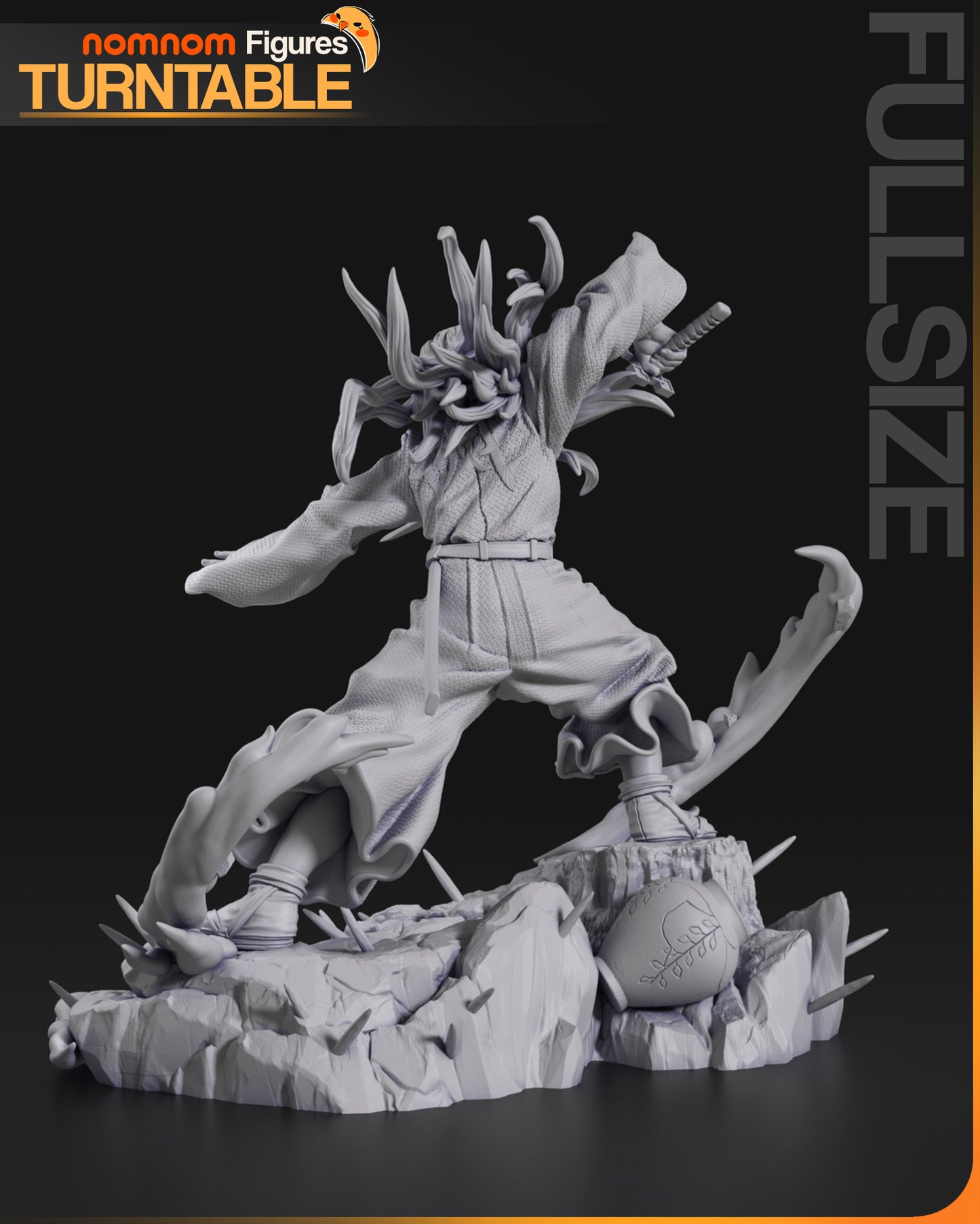 Muichiro - Unassembled and Unpainted Garage Kit - Model Designed by NomNom Figures